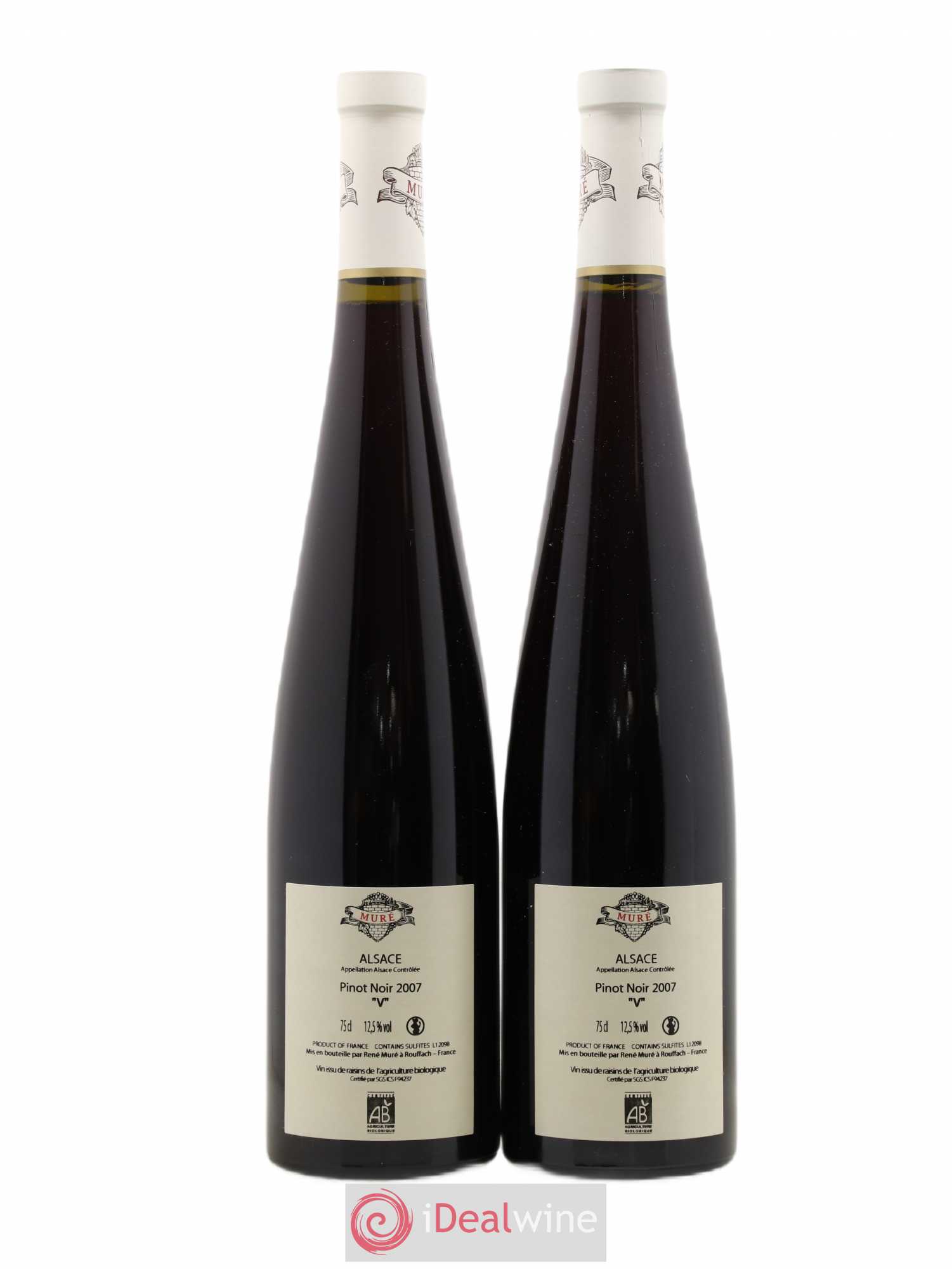 Alsace V Domaine Mure 2007 - Lot de 2 bouteilles - 1