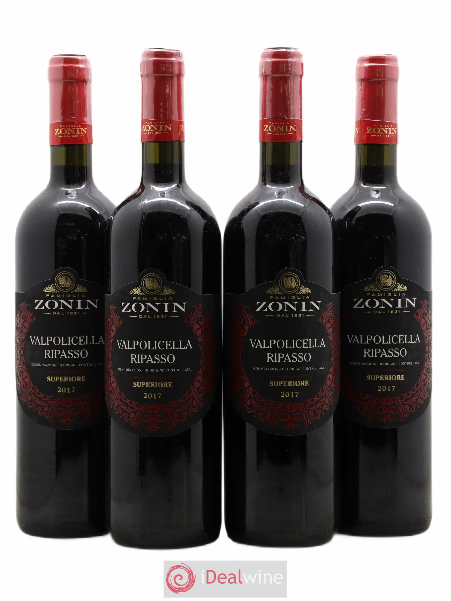 Valpolicella Classico DOC Superiore Ripasso Zonin 2017 - Posten von 4 Flaschen - 0