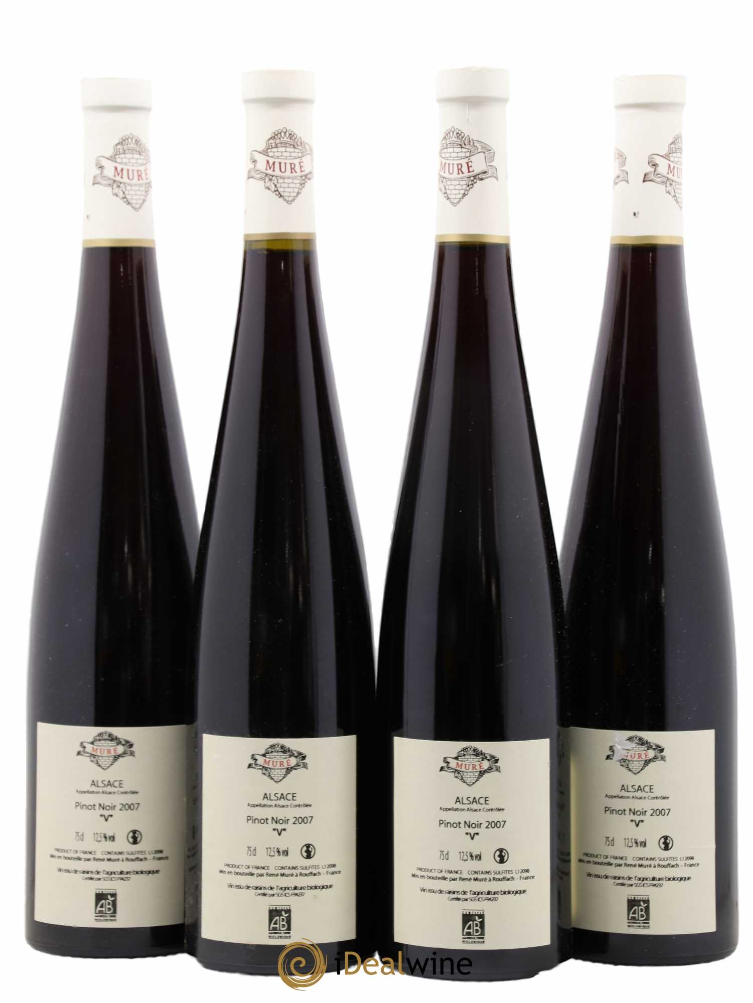 Pinot Noir V Domaine Muré 2007 - Posten von 4 Flaschen - 1