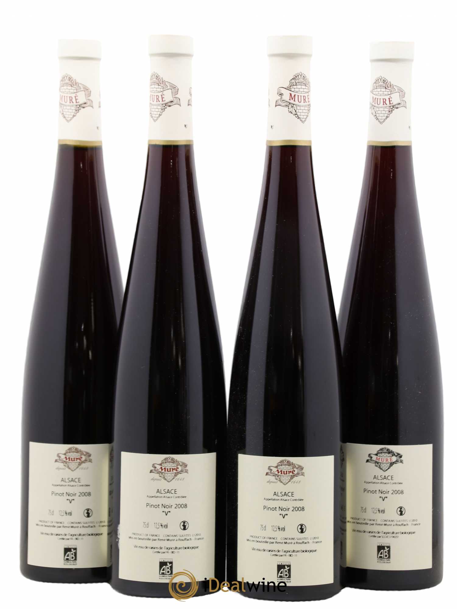 Pinot Noir V Domaine Muré 2008 - Posten von 4 Flaschen - 1