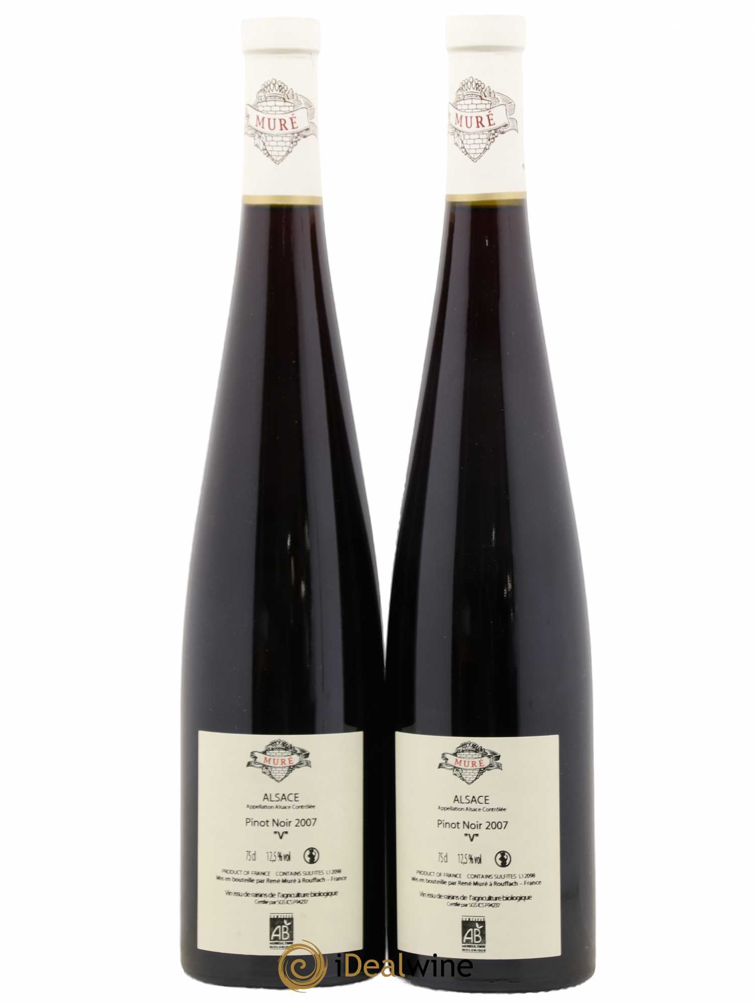Pinot Noir V Domaine Muré 2007 - Posten von 2 Flaschen - 1