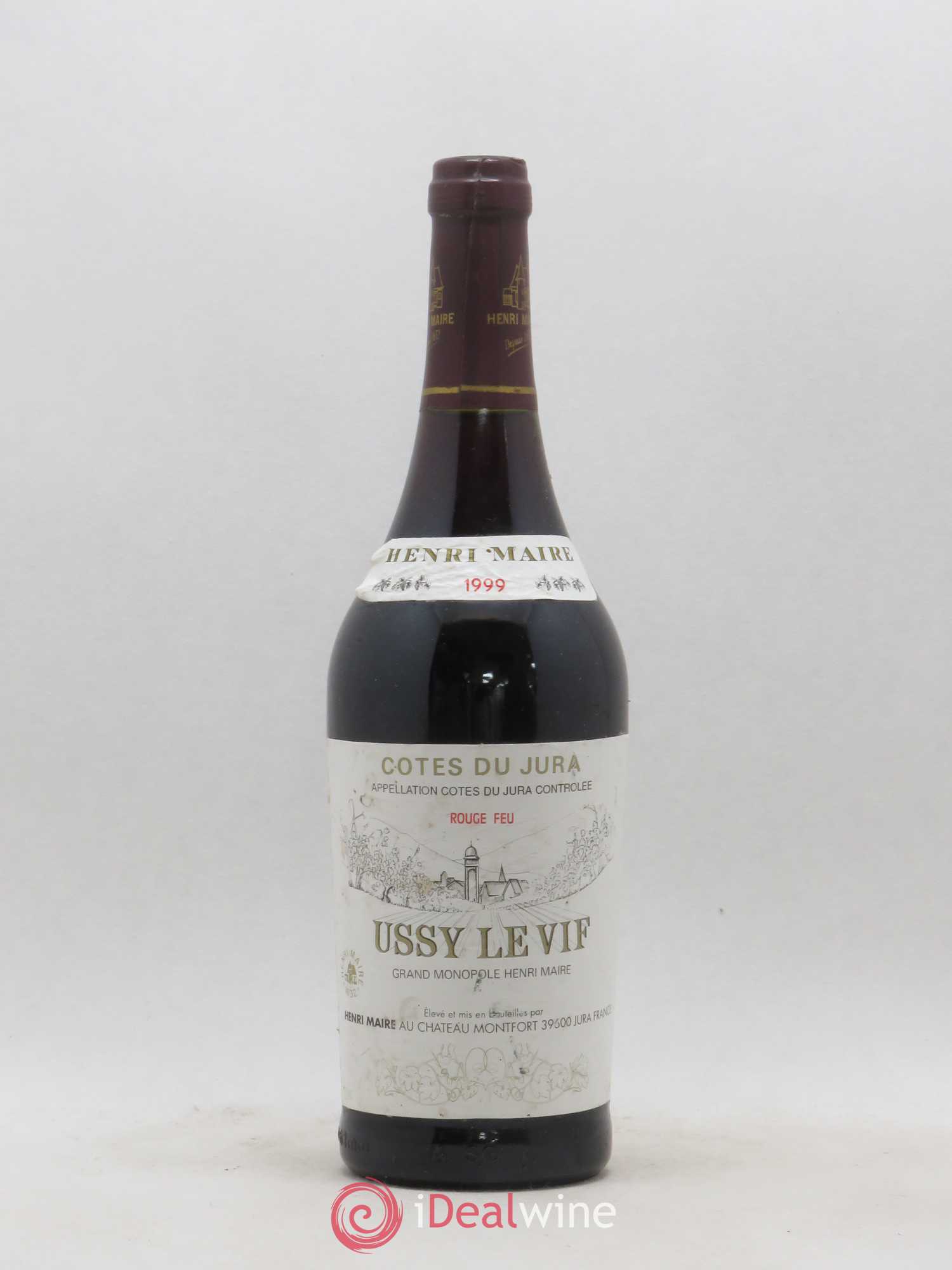 Côtes du Jura Ussy Le Vif Henri Maire 1999 - Posten von 1 Flasche - 0