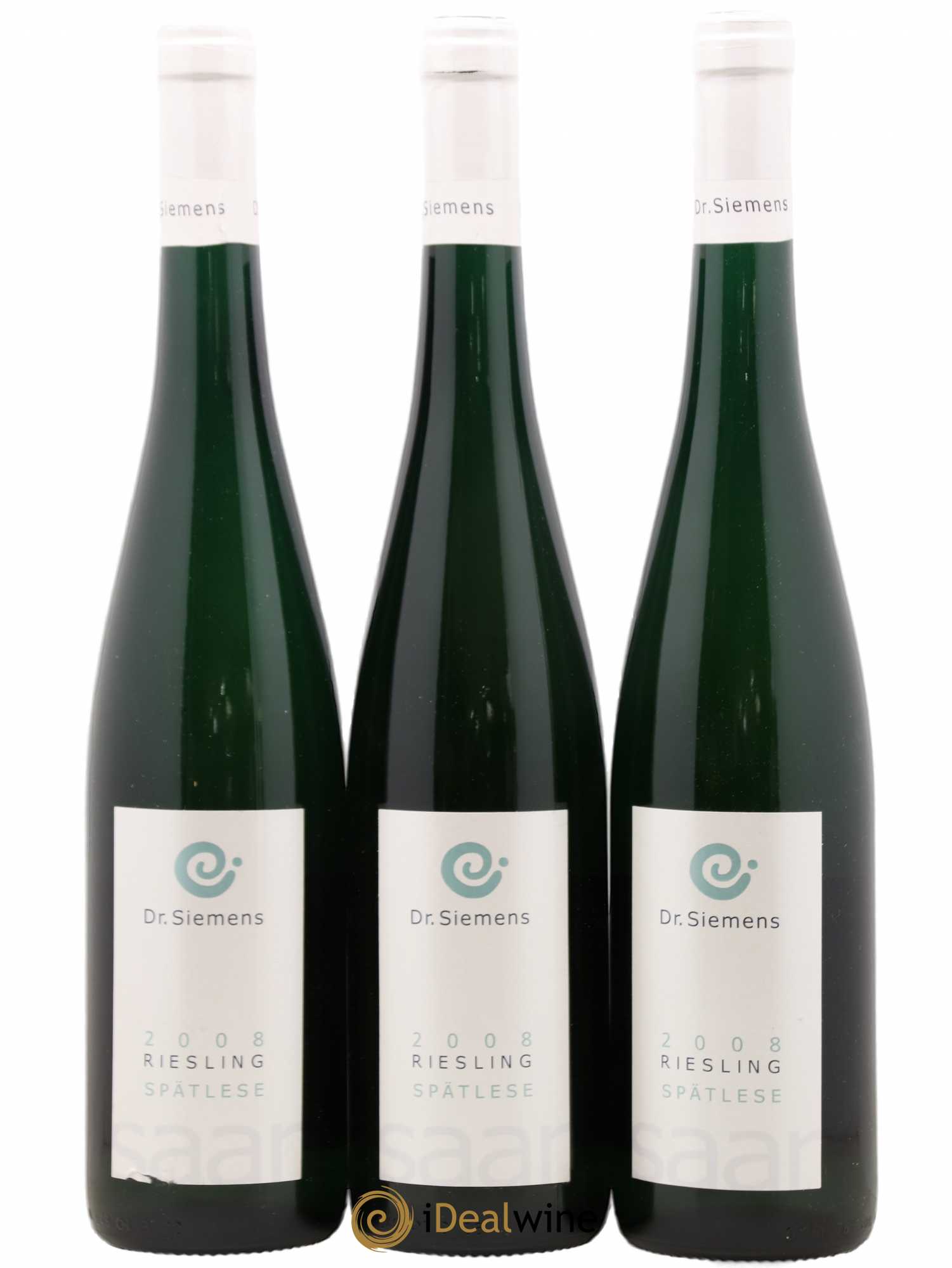 Riesling Mosel Spatlese Feinherb Herrenberg Dr Siemens 2008 - Posten von 3 Flaschen - 0