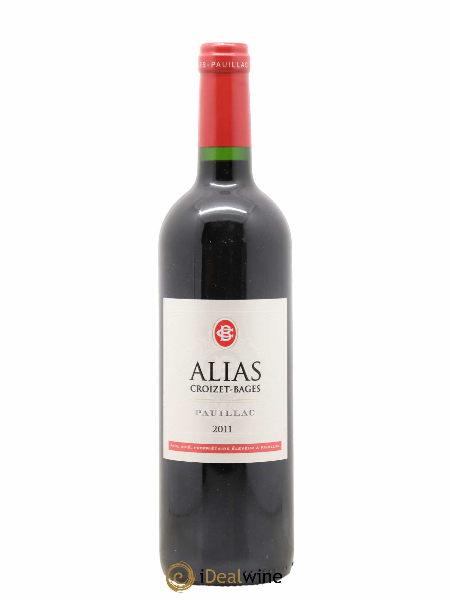 Pauillac Alias Croizet Bages 2011 - Lot de 1 bouteille - 0