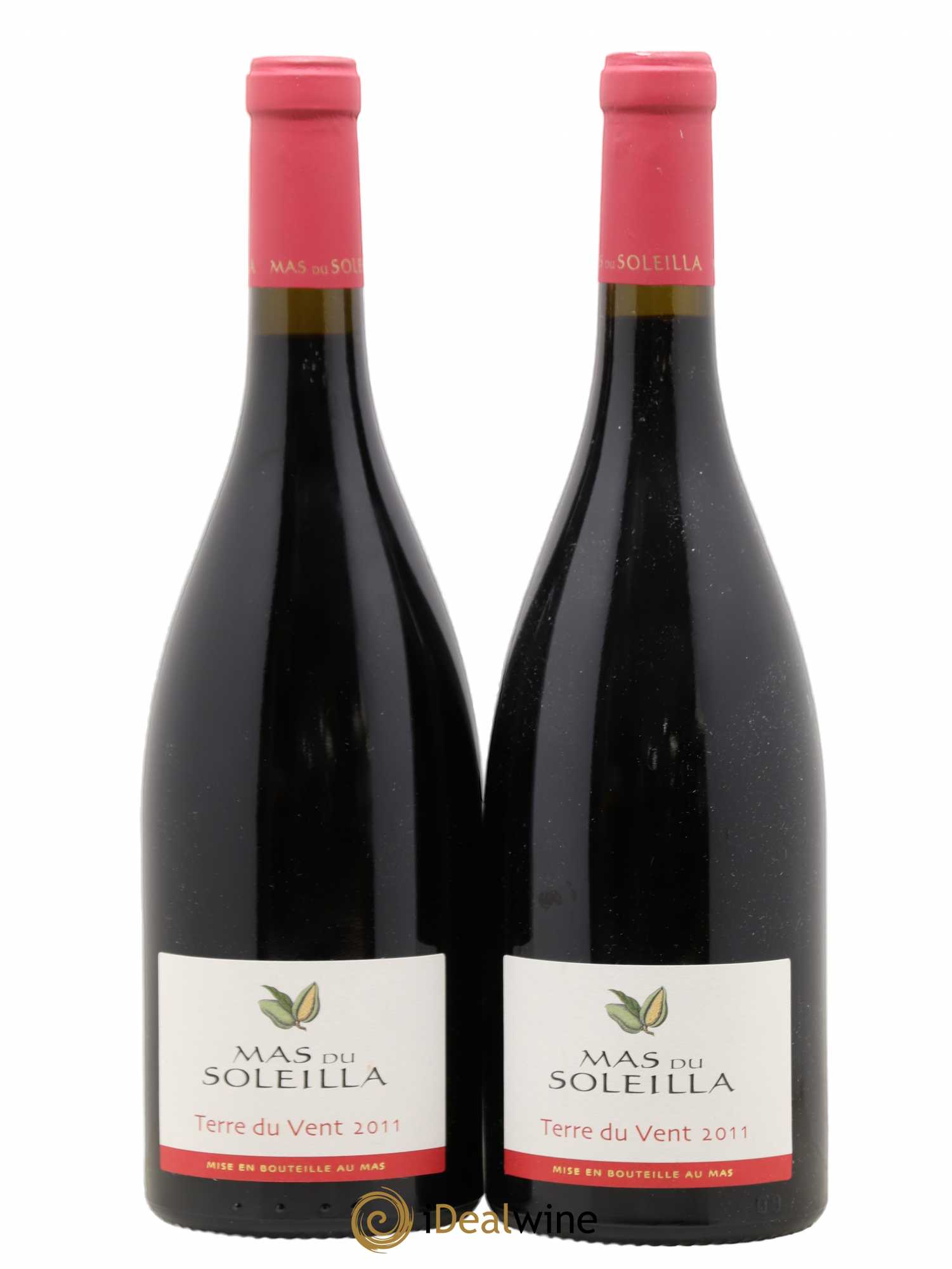 Vin de France Côteaux de Narbonne Terre du Vent Mas du Soleilla 2011 - Posten von 2 Flaschen - 0