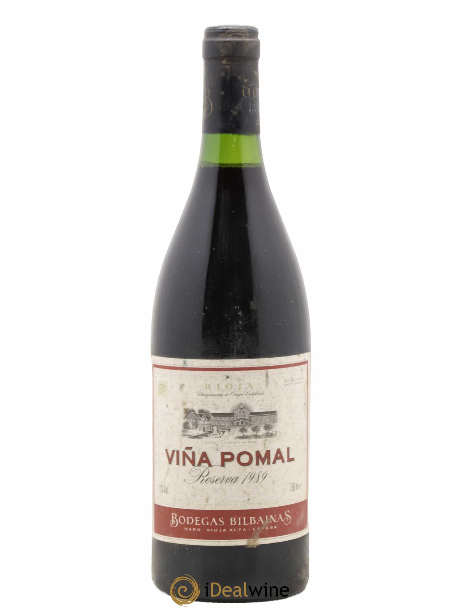 Rioja DOCA Bodegas Bilbainas Vina Pomal Reserva 1989 - Lot de 1 bouteille - 0