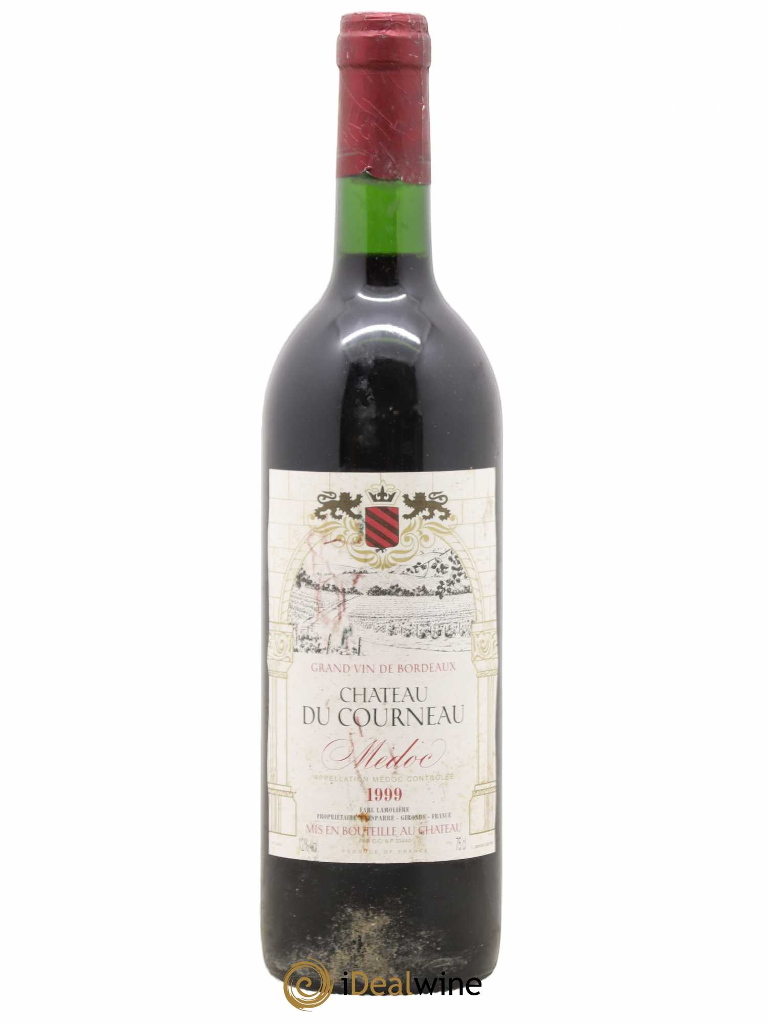 Médoc Château Du Courneau 1999 - Lot de 1 bouteille - 0