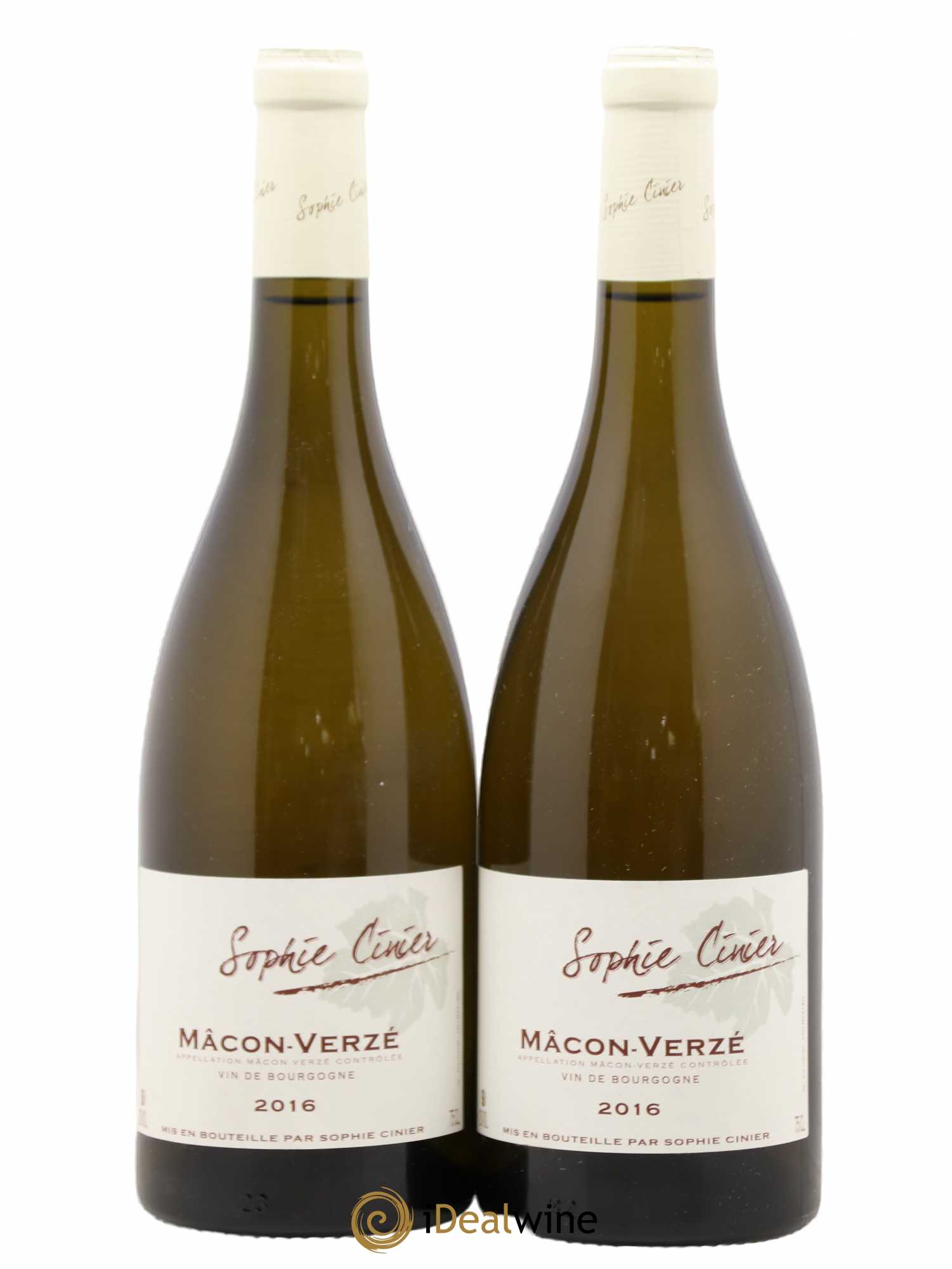 Mâcon Verzé Sophie Cinier 2016 - Posten von 2 Flaschen - 0