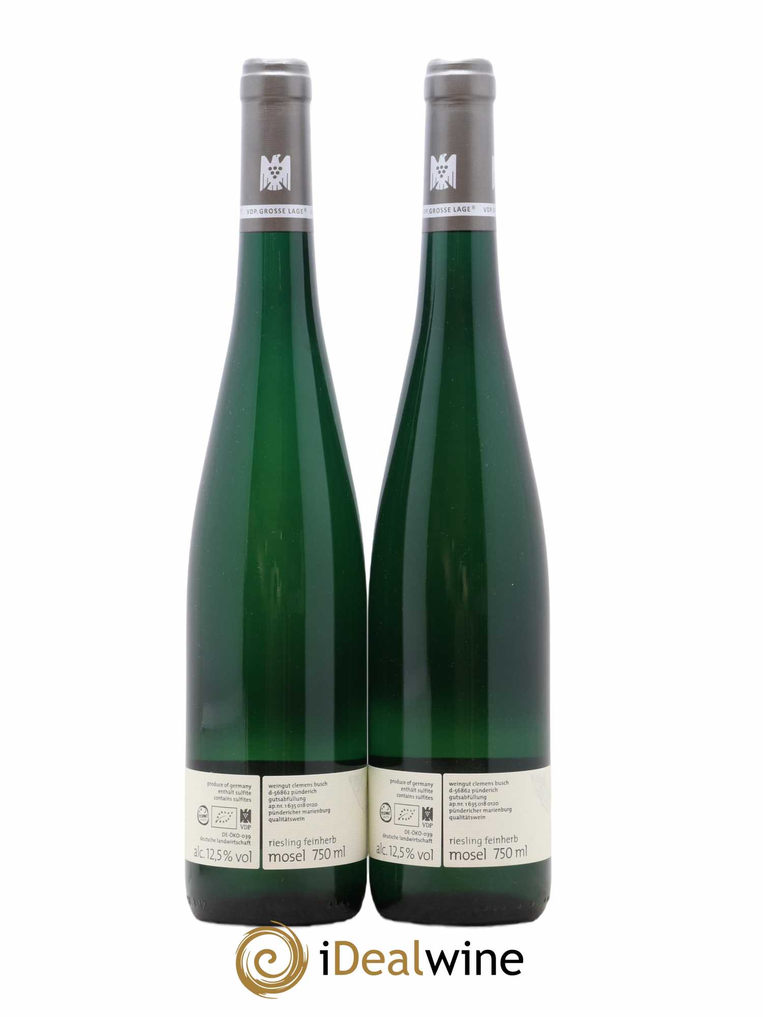 Allemagne Mosel-Saar Clemens Busch Marienburg Riesling Fass 38 2018 - Posten von 2 Flaschen - 1