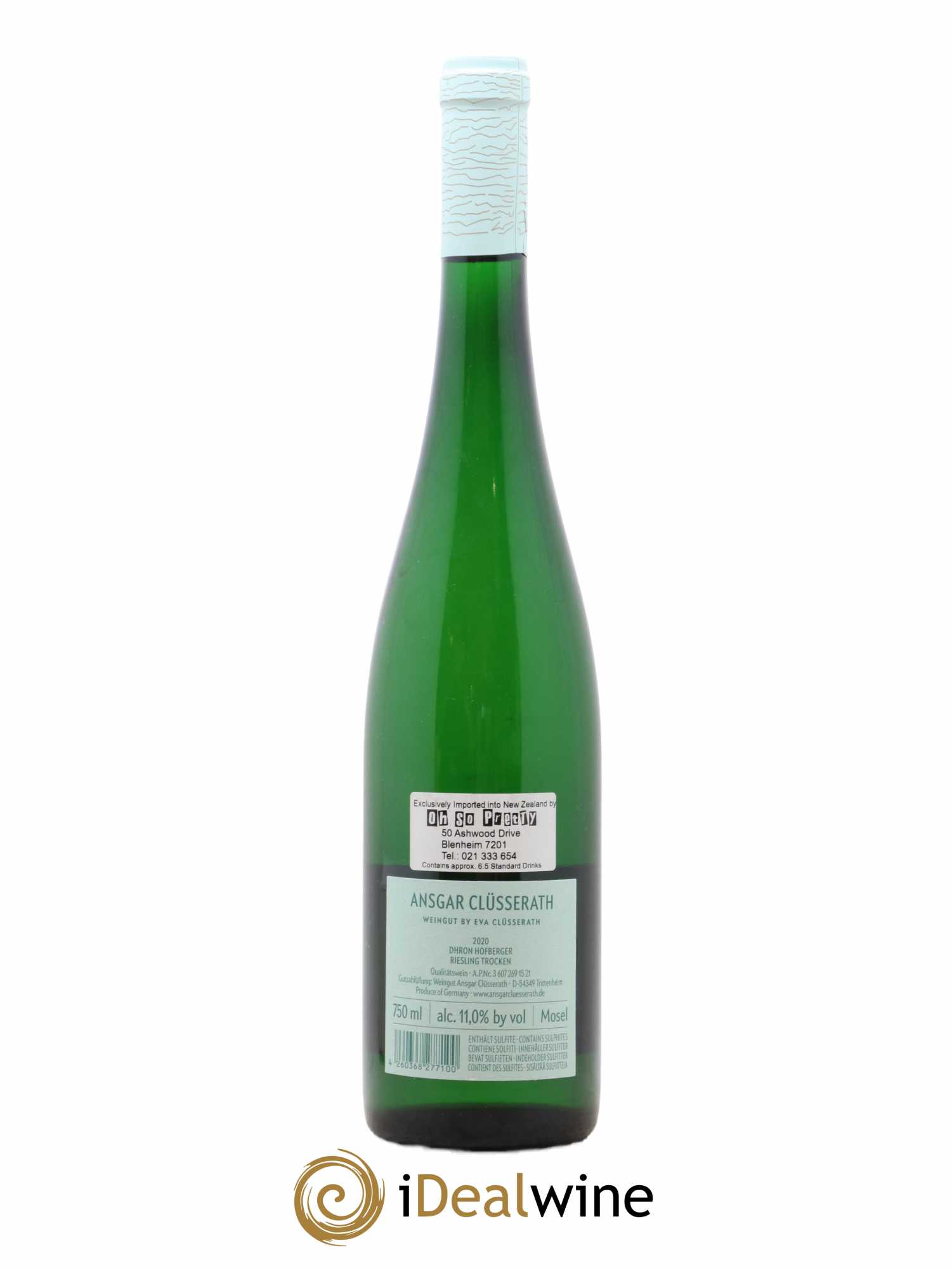 Allemagne Mosel-Saar Wittmann Ansgar Clusserath Riesling Trocken Dhron Hofberger 2020 - Lot de 1 bouteille - 1