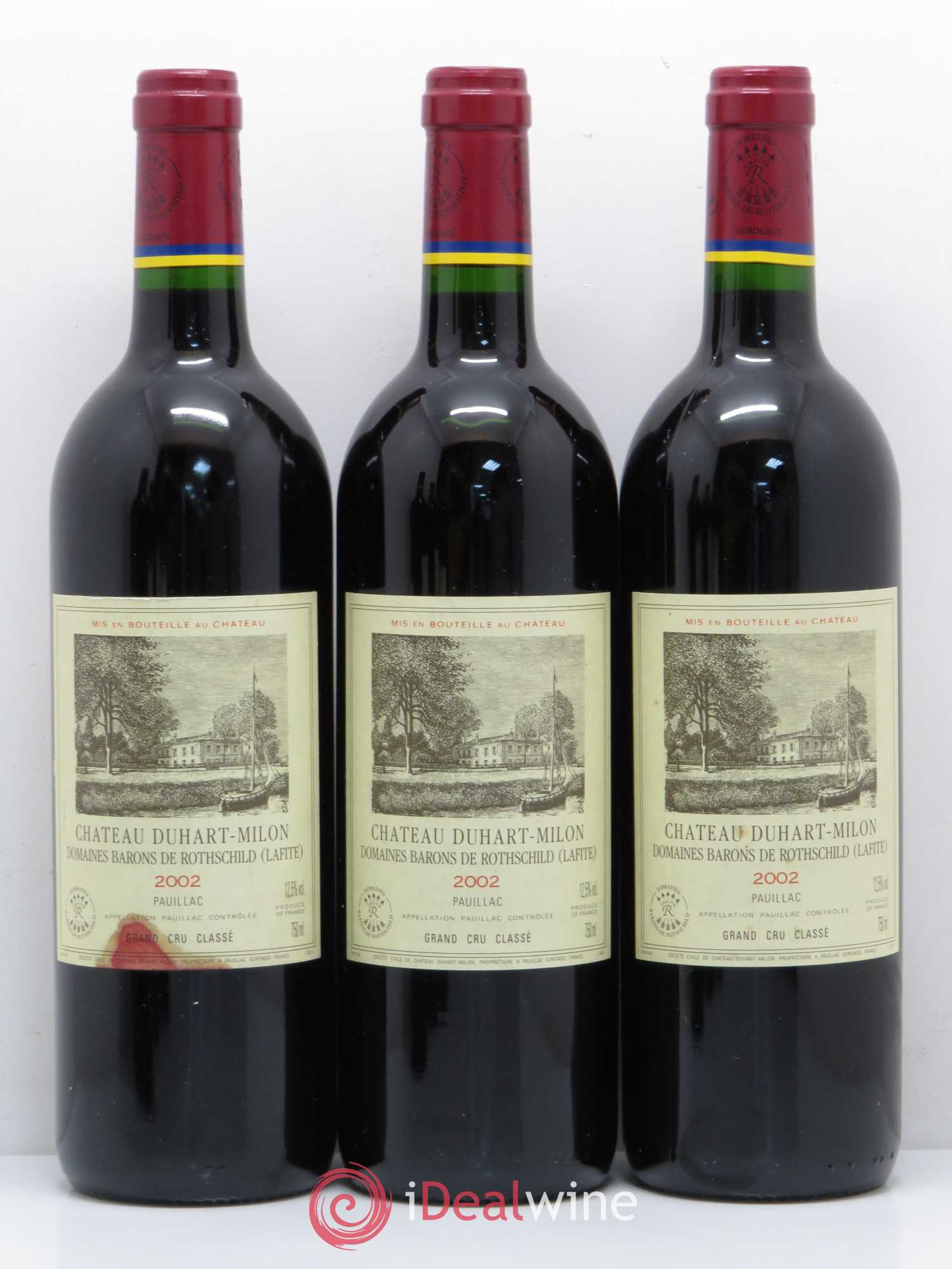 Château Duhart-Milon 4ème Grand Cru Classé 2002 - Lotto di 6 bottiglie - 1