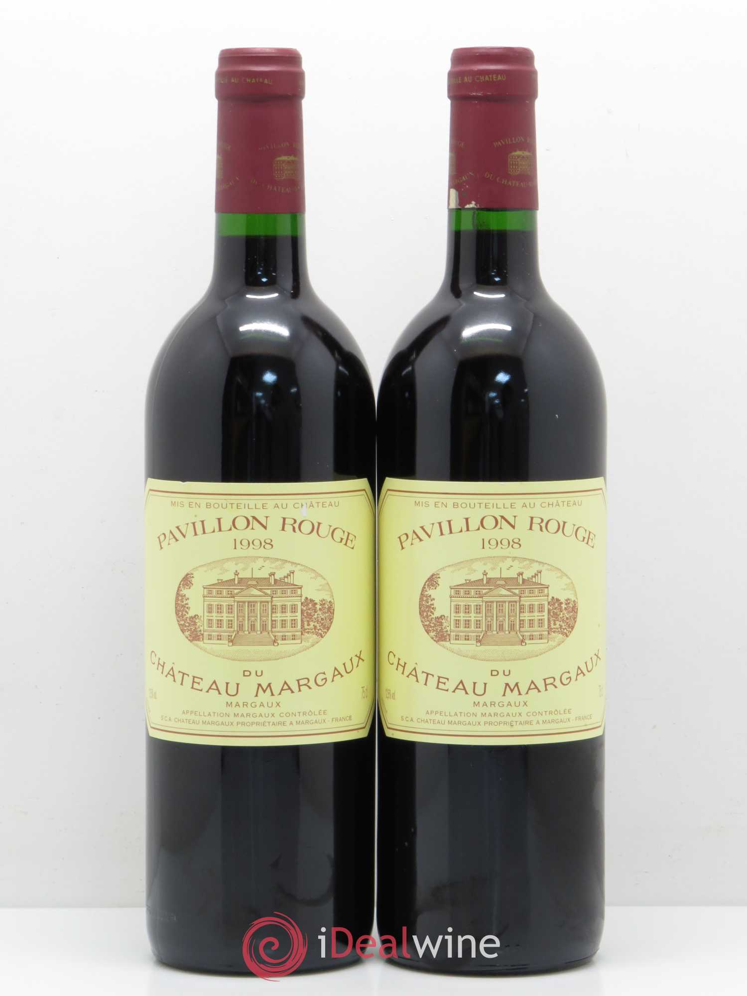 Pavillon Rouge du Château Margaux Second Vin 1998 - Lot de 2 bouteilles - 0