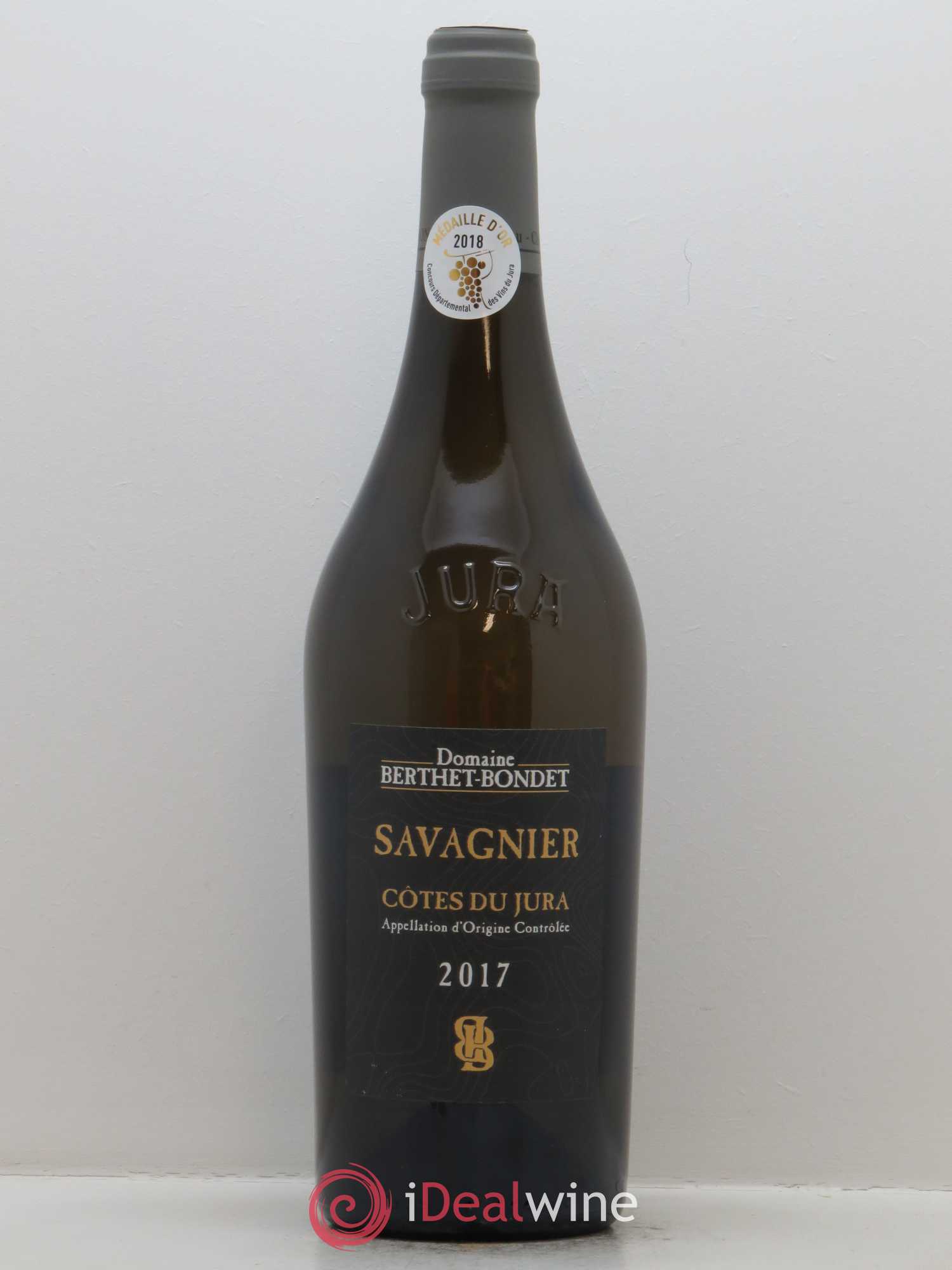 Côtes du Jura Savagnier Berthet-Bondet 2017 - Lot de 1 bouteille - 0