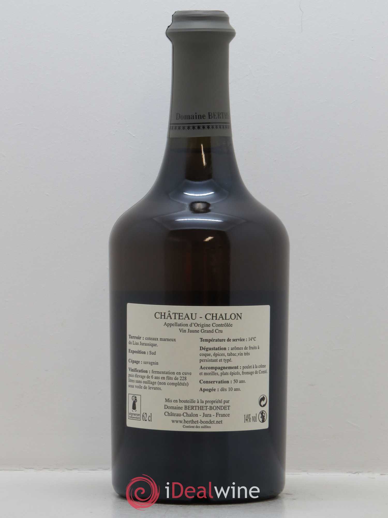 Château-Chalon Berthet-Bondet (62cl) 2010 - Posten von 1 Flasche - 1