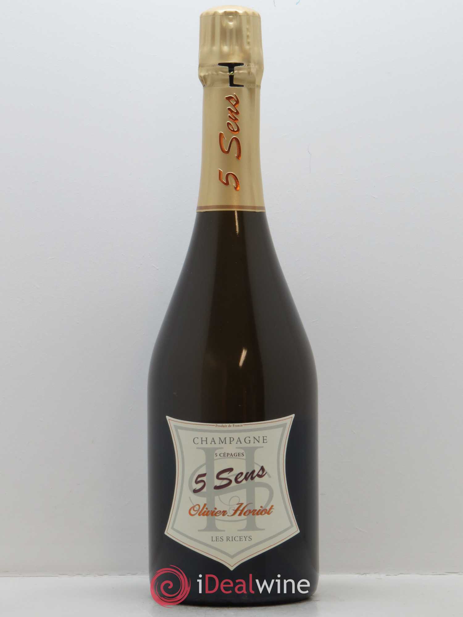 5 Sens Brut Nature Olivier Horiot 2012 - Lot de 1 bouteille - 0
