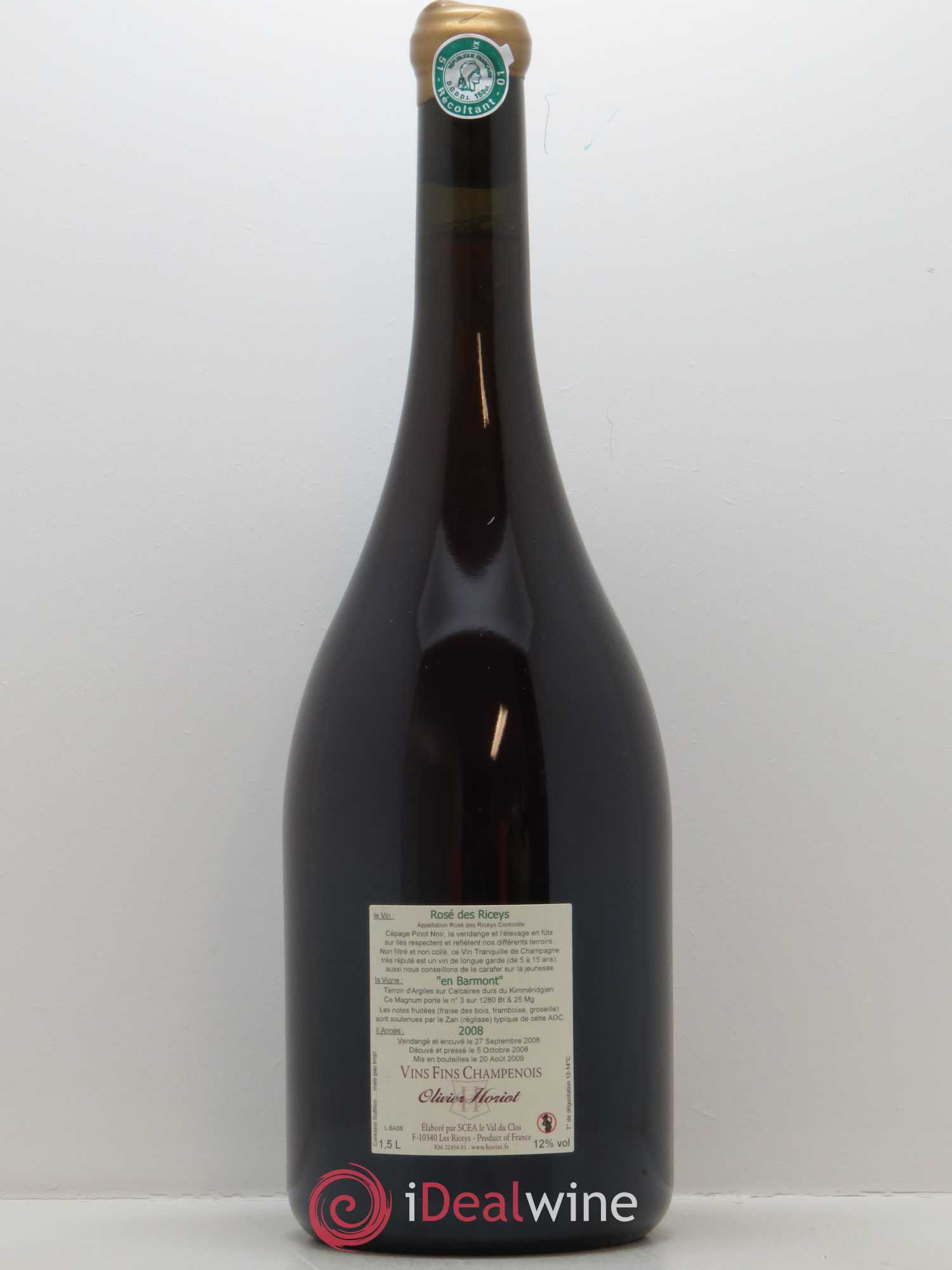 En Barmont Olivier Horiot 2008 - Lot de 1 magnum - 1