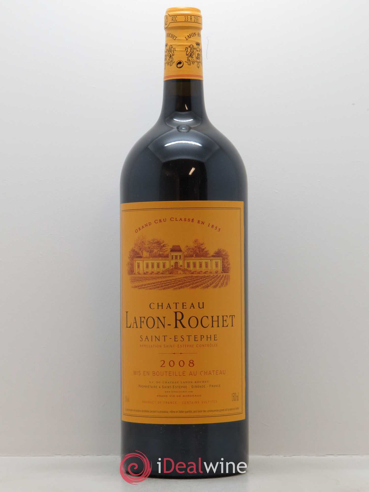Château Lafon Rochet 4ème Grand Cru Classé 2008 - Lot de 1 magnum - 0