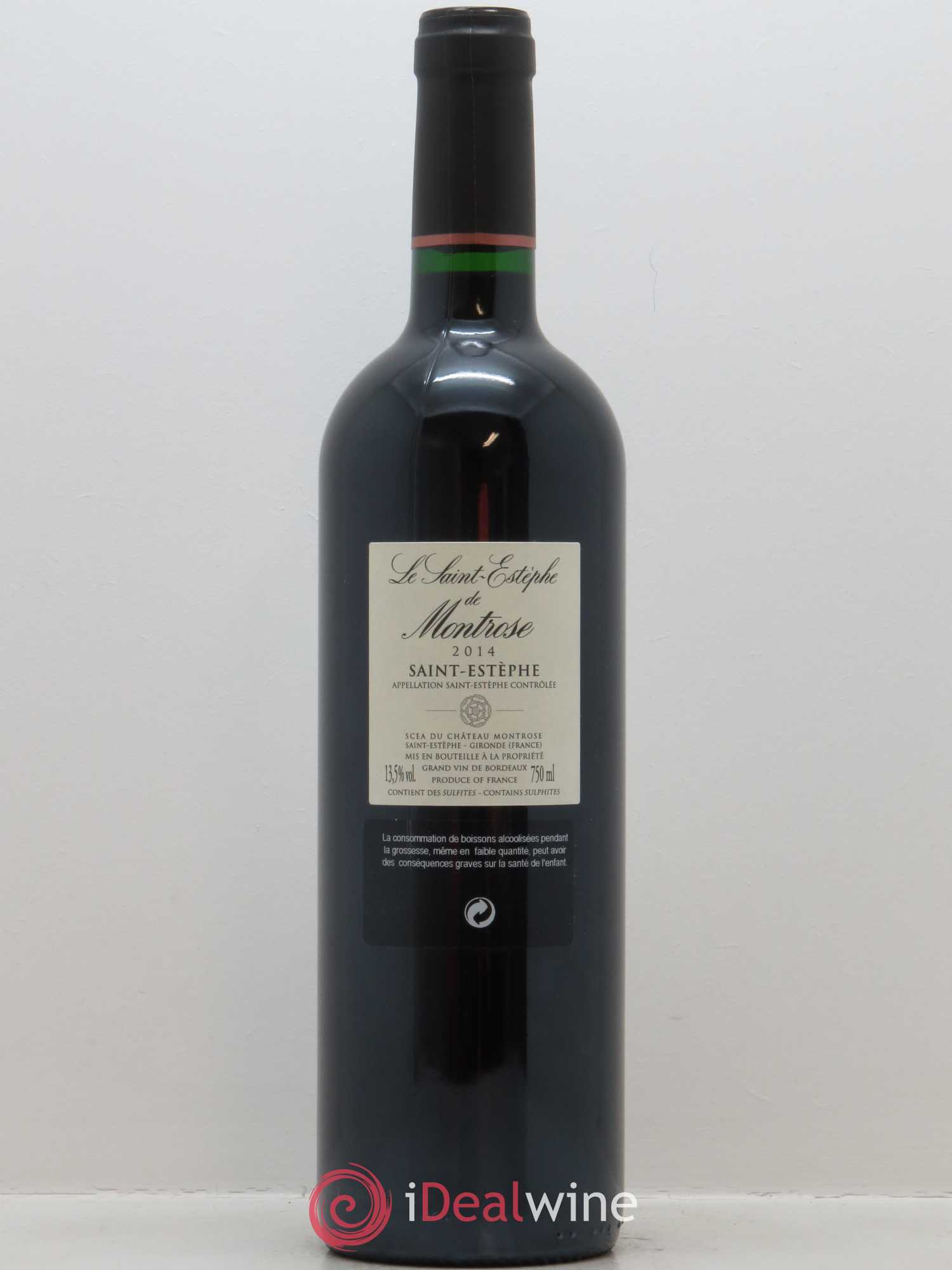 Le Saint-Estèphe de Montrose Troisième Vin 2014 - Lot de 1 bouteille - 1