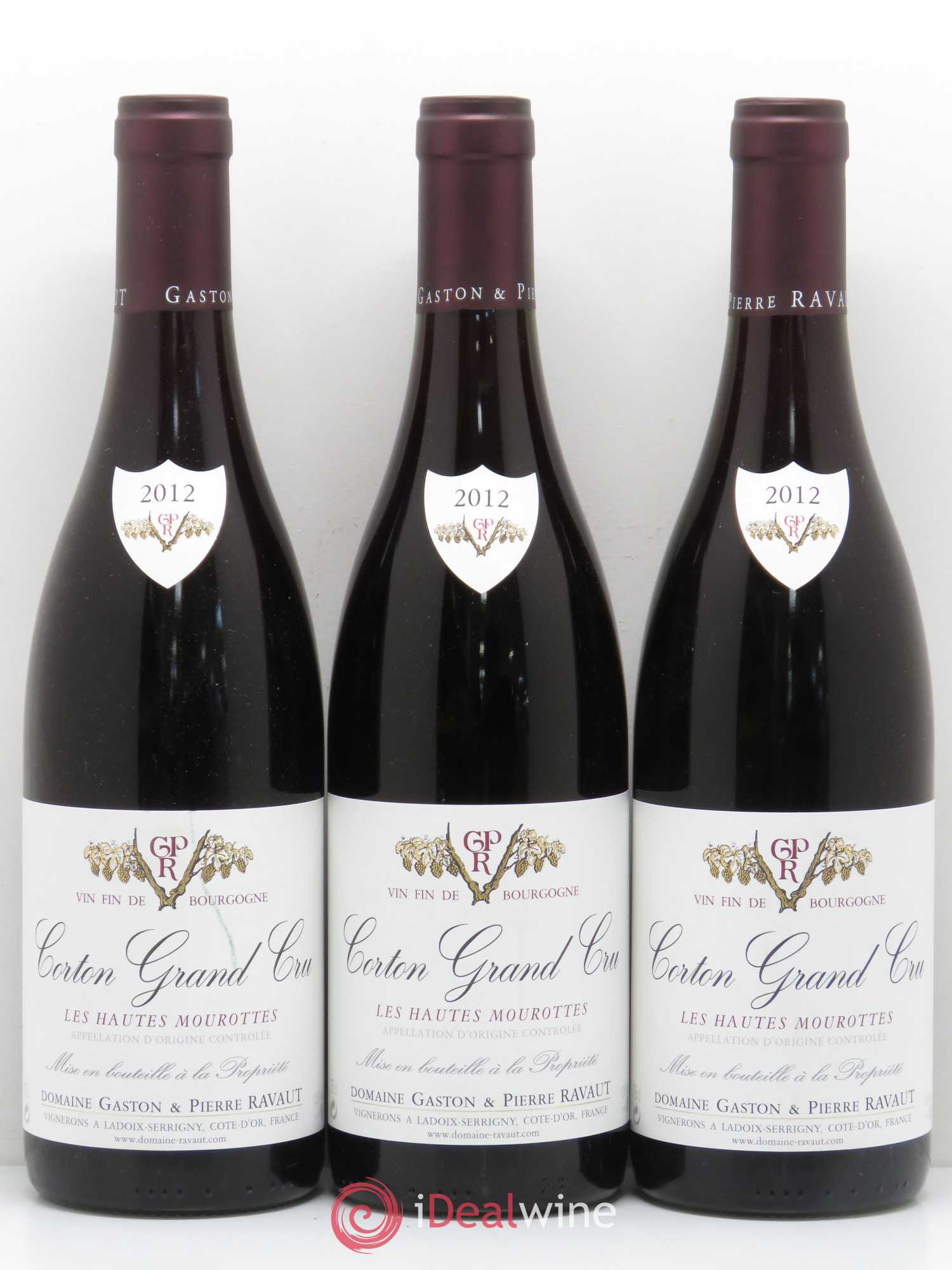 Corton Grand Cru Les Hautes Mourottes Ravaut 2012 - Lot de 6 bouteilles - 2