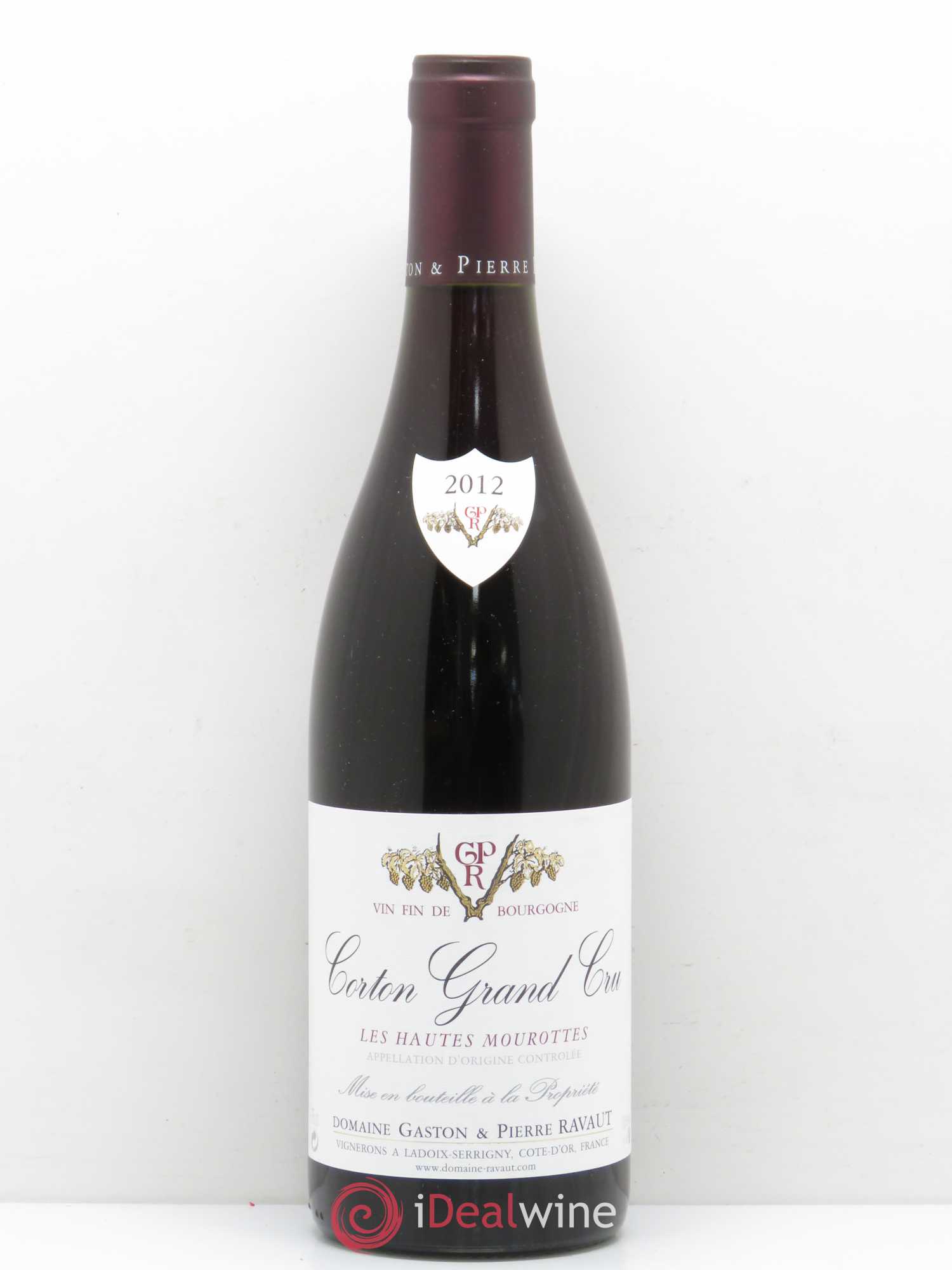 Corton Grand Cru Les Hautes Mourottes Ravaut 2012 - Posten von 1 Flasche - 0