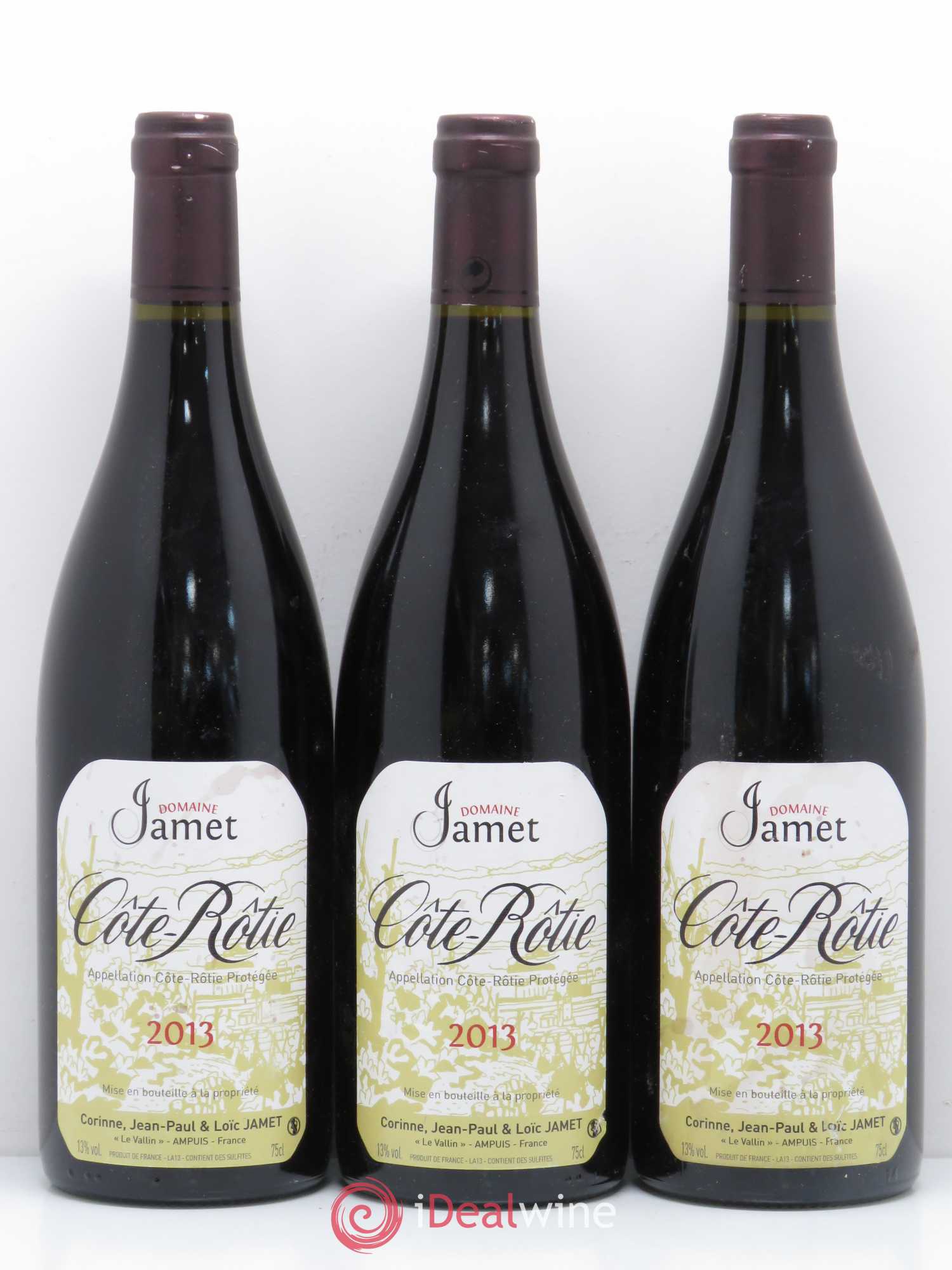 Côte-Rôtie Jamet (Domaine) 2013 - Lot de 3 bouteilles - 0
