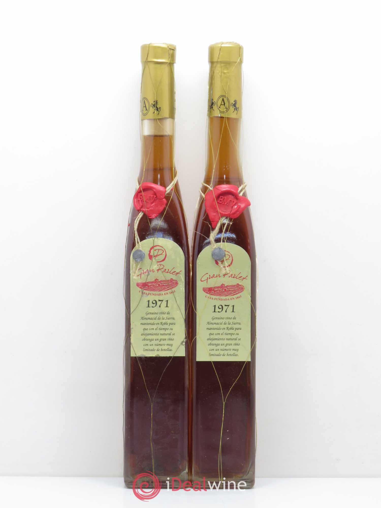 Espagne Anejo Bodegas Del Senorio Gran Paulet Carinena DO (sans prix de réserve) 1971 - Posten von 2 Flaschen - 0
