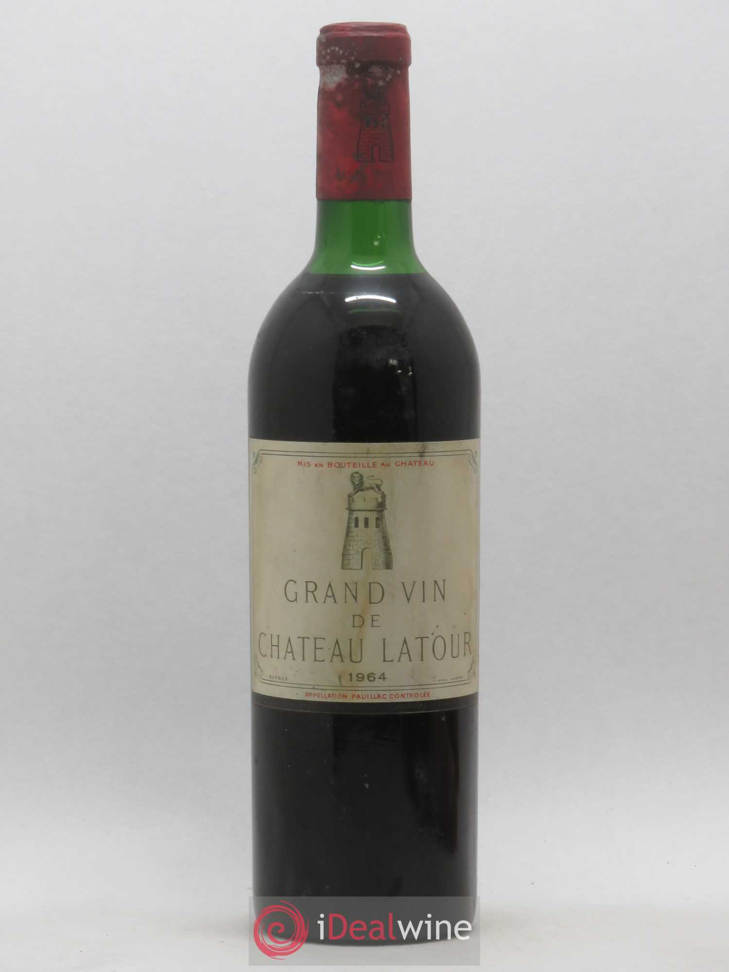 Château Latour 1er Grand Cru Classé 1964 - Lot de 1 bouteille - 0