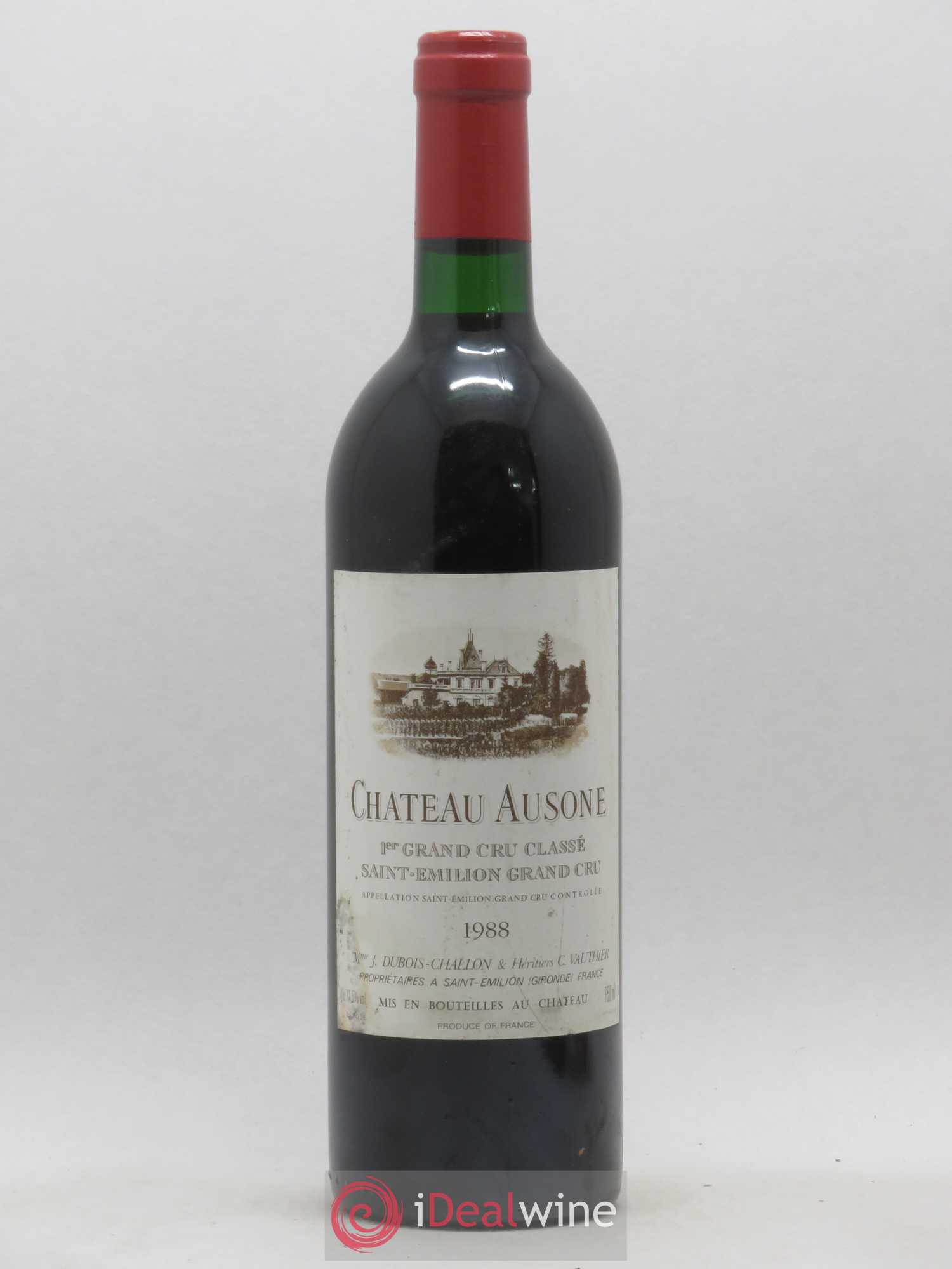 Château Ausone 1er Grand Cru Classé A 1988 - Lot de 1 bouteille - 0