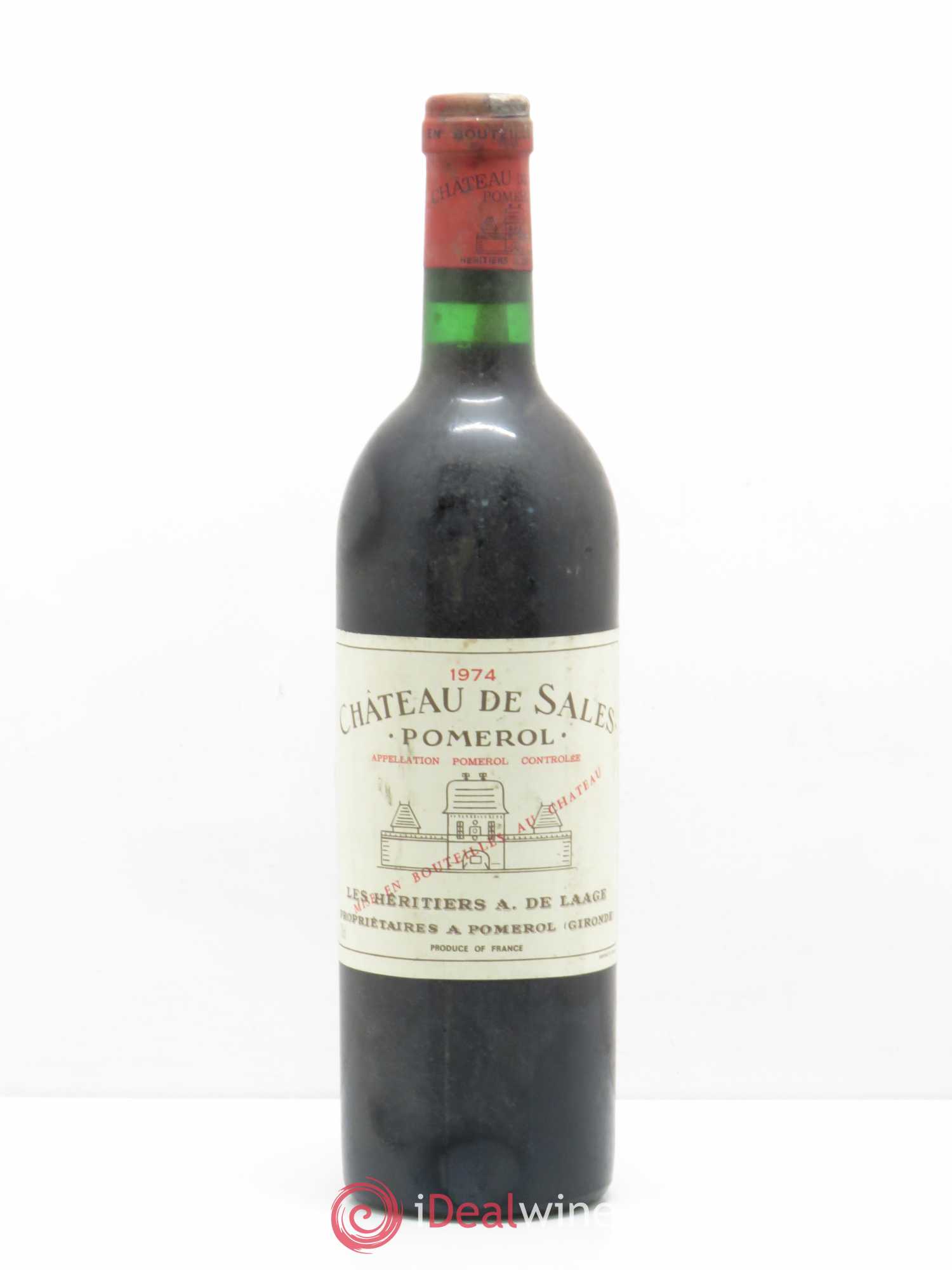 Château de Sales 1974 - Lot de 1 bouteille - 0