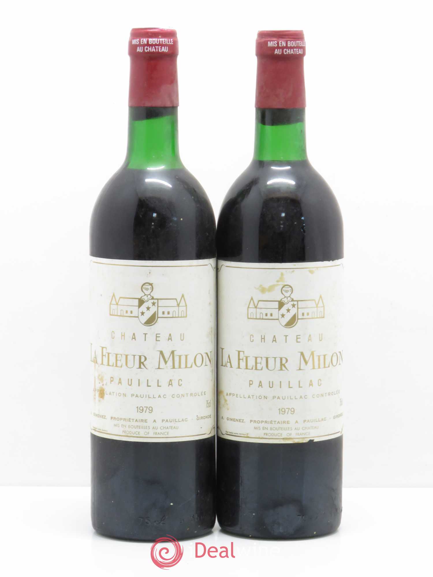 Château la Fleur Milon Cru Bourgeois (sans prix de réserve) 1979 - Lot de 2 bouteilles - 0