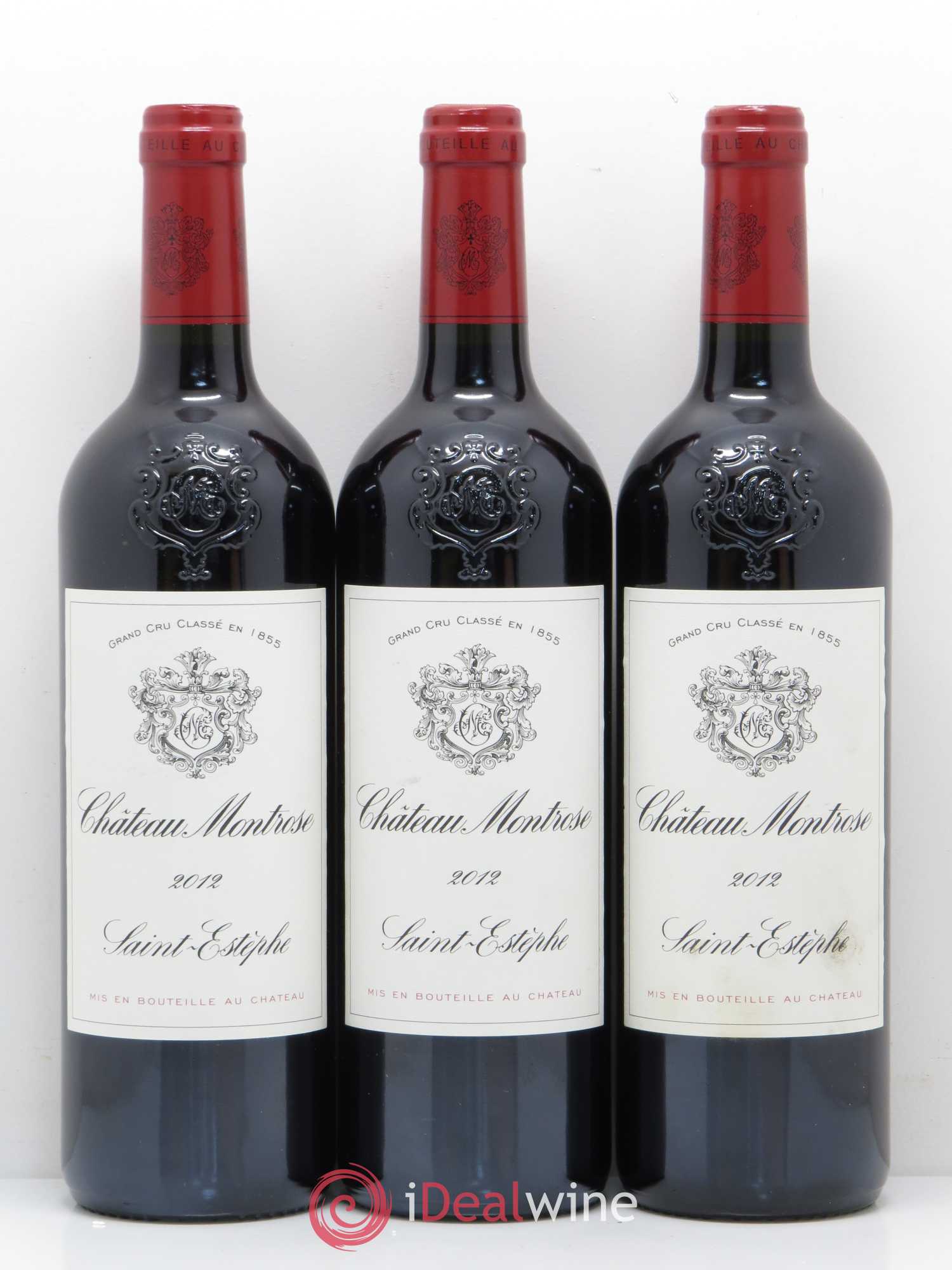 Château Montrose 2ème Grand Cru Classé 2012 - Lot de 3 bouteilles - 0