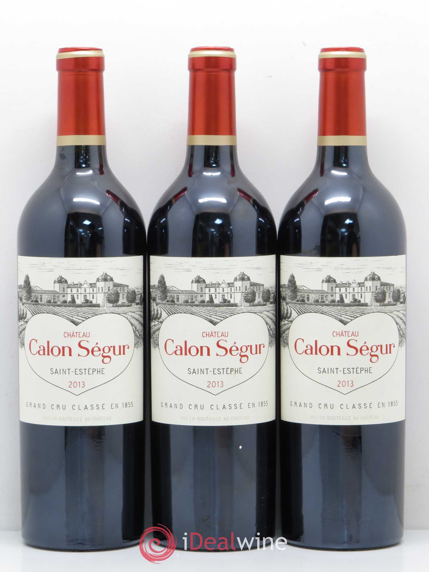 Château Calon Ségur 3ème Grand Cru Classé 2013 - Lot de 3 bouteilles - 0