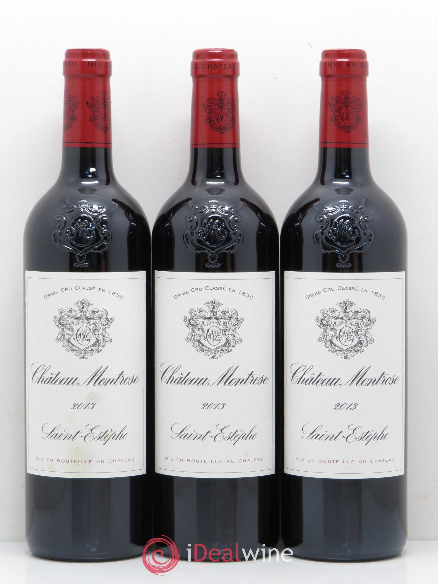Château Montrose 2ème Grand Cru Classé 2013 - Lot de 3 bouteilles - 0
