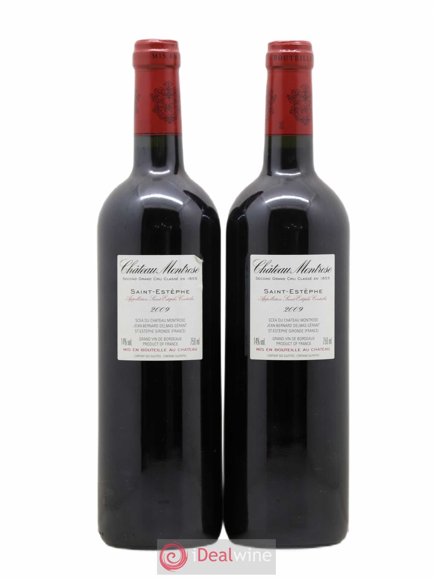 Château Montrose 2ème Grand Cru Classé 2009 - Lot de 2 bouteilles - 1