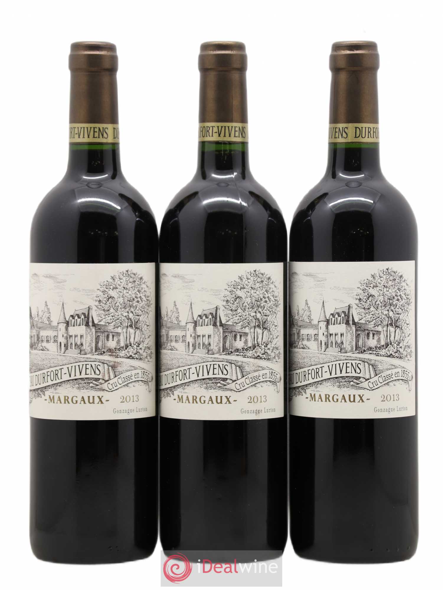 Château Durfort Vivens 2ème Grand Cru Classé 2013 - Lot de 3 bouteilles - 1