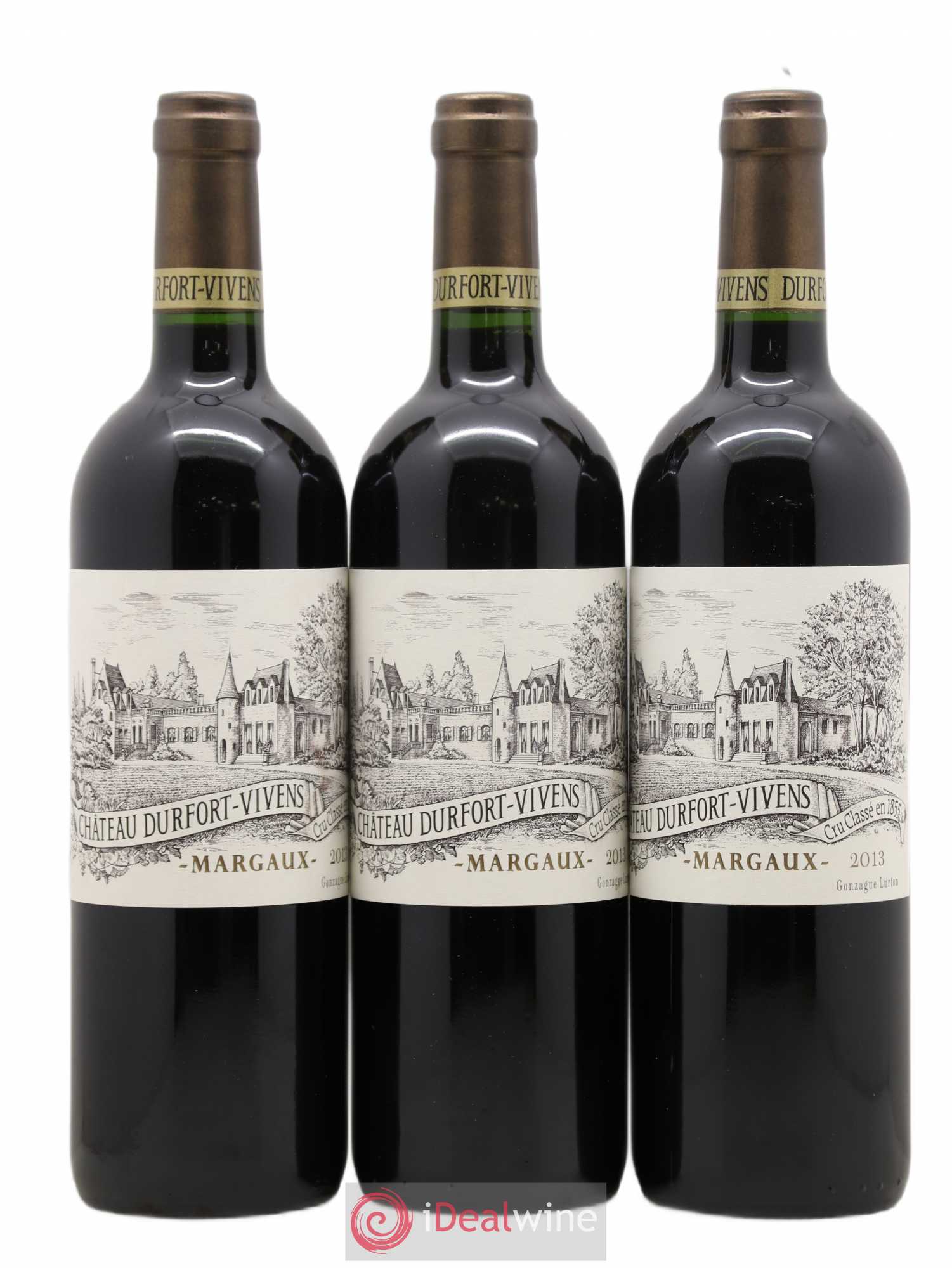 Château Durfort Vivens 2ème Grand Cru Classé 2013 - Lot de 3 bouteilles - 0