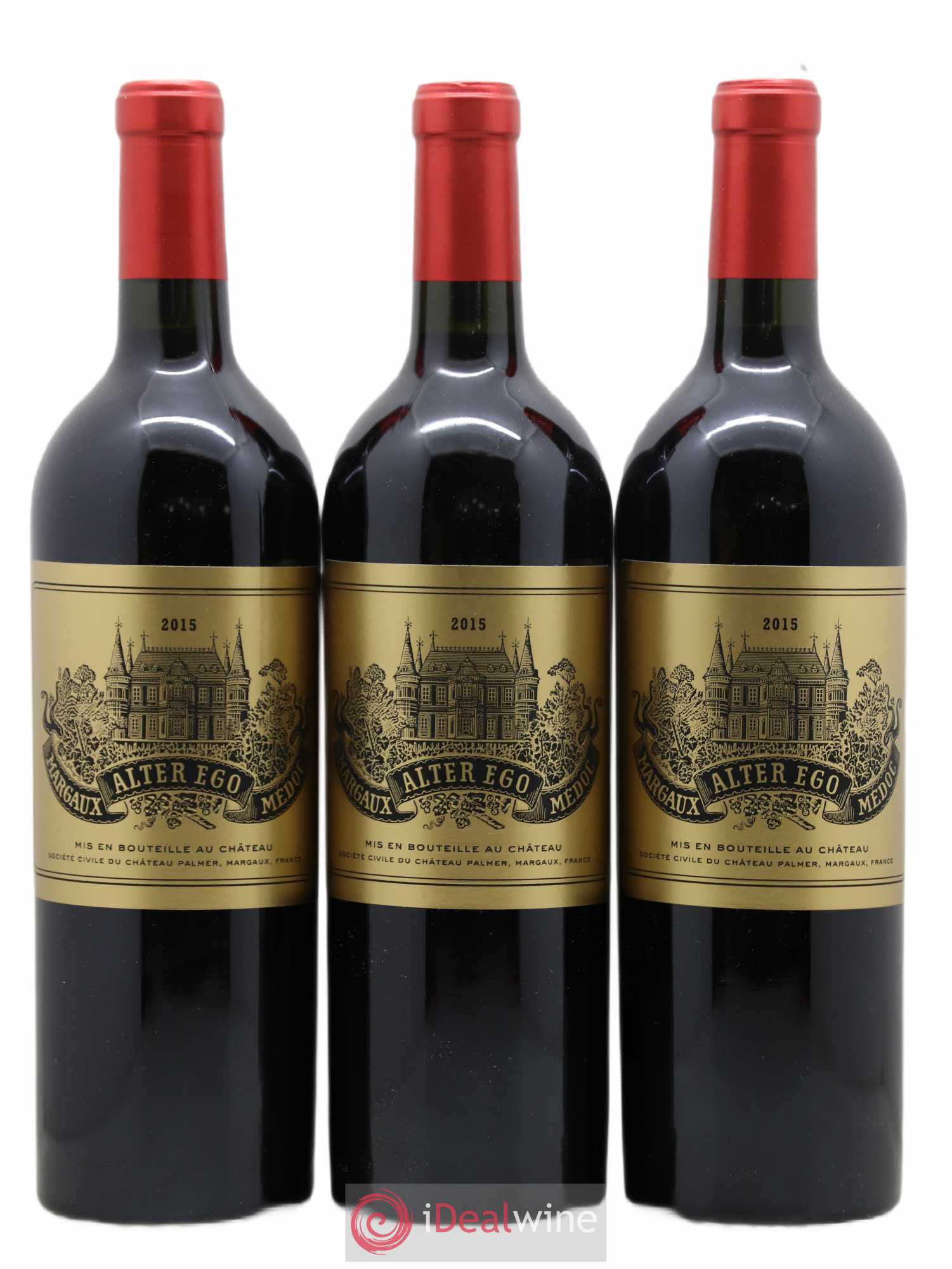 Alter Ego de Palmer Second Vin 2015 - Lot de 3 bouteilles - 0