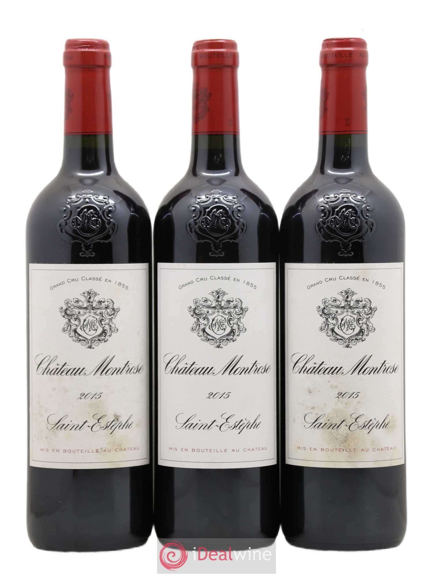 Château Montrose 2ème Grand Cru Classé 2015 - Lot de 3 bouteilles - 0