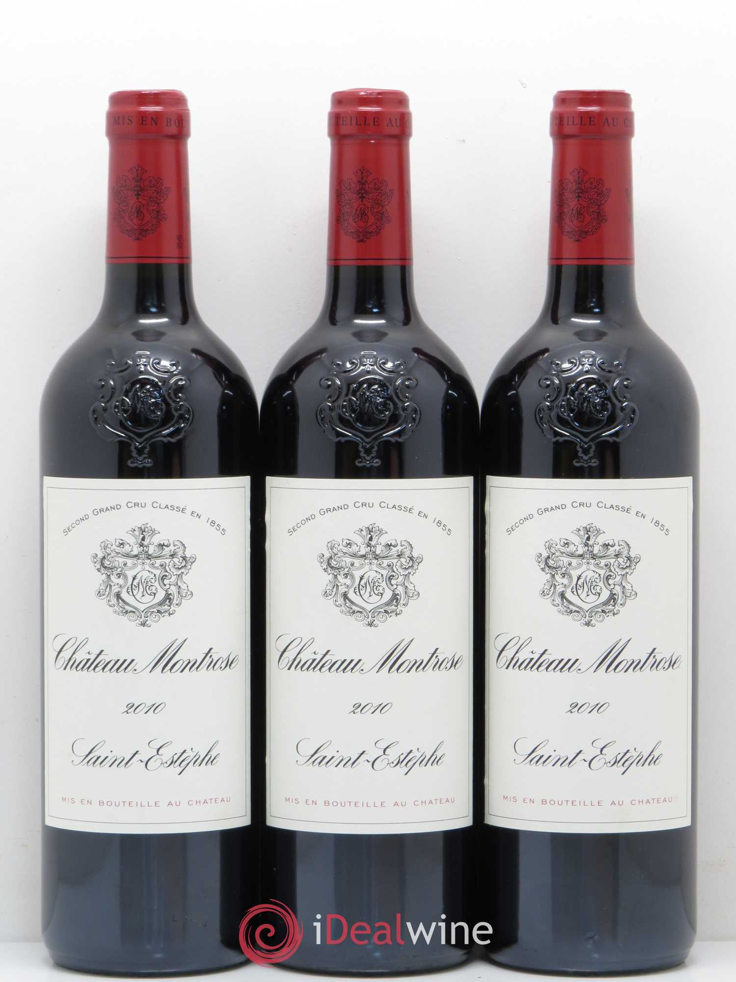 Château Montrose 2ème Grand Cru Classé 2010 - Lot de 3 bouteilles - 0