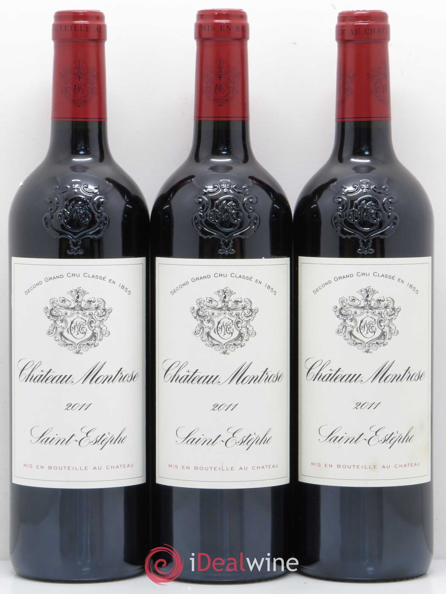 Château Montrose 2ème Grand Cru Classé 2011 - Lot de 3 bouteilles - 0