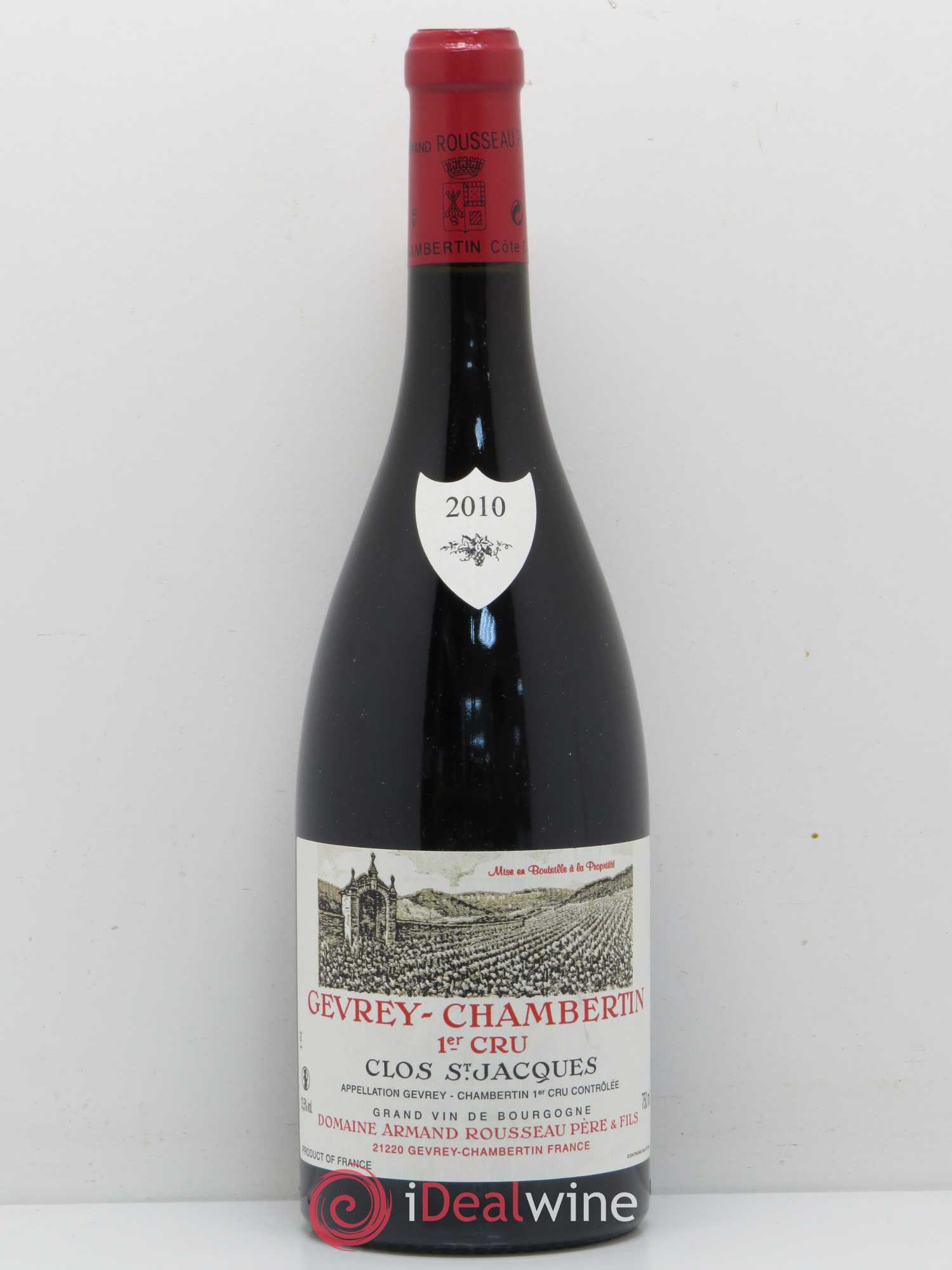 Gevrey-Chambertin 1er Cru Clos Saint-Jacques Armand Rousseau (Domaine) 2010 - Lot de 1 bouteille - 0