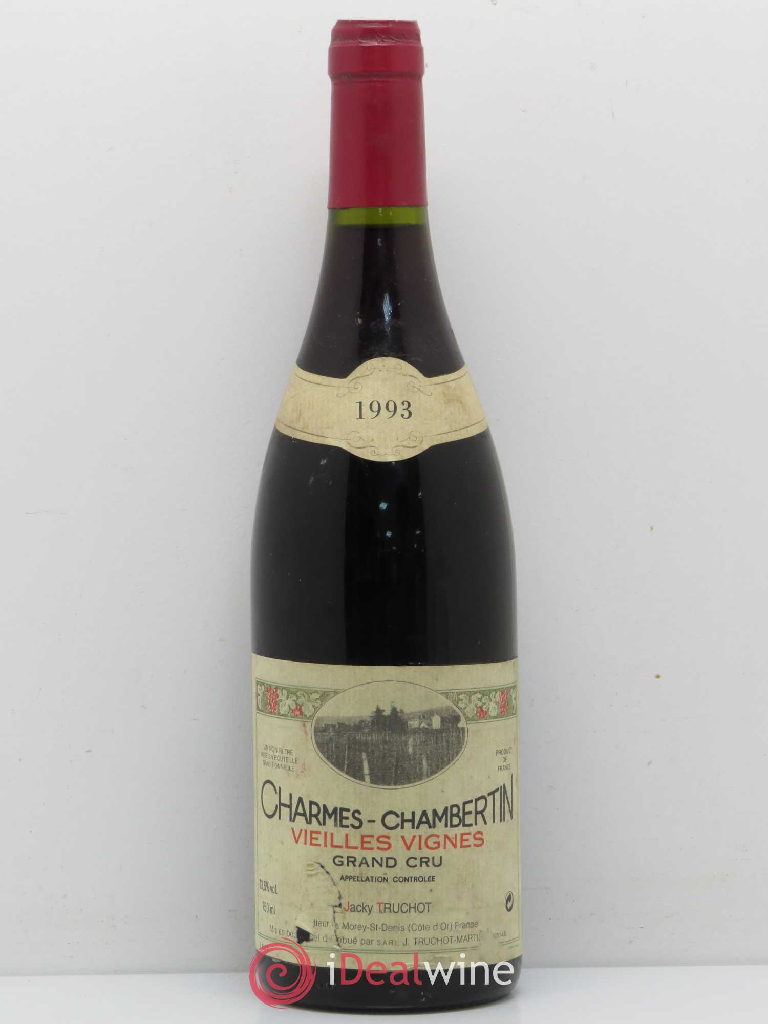 Charmes-Chambertin Grand Cru Vieilles Vignes Jacky Truchot 1993 - Lot de 1 bouteille - 0