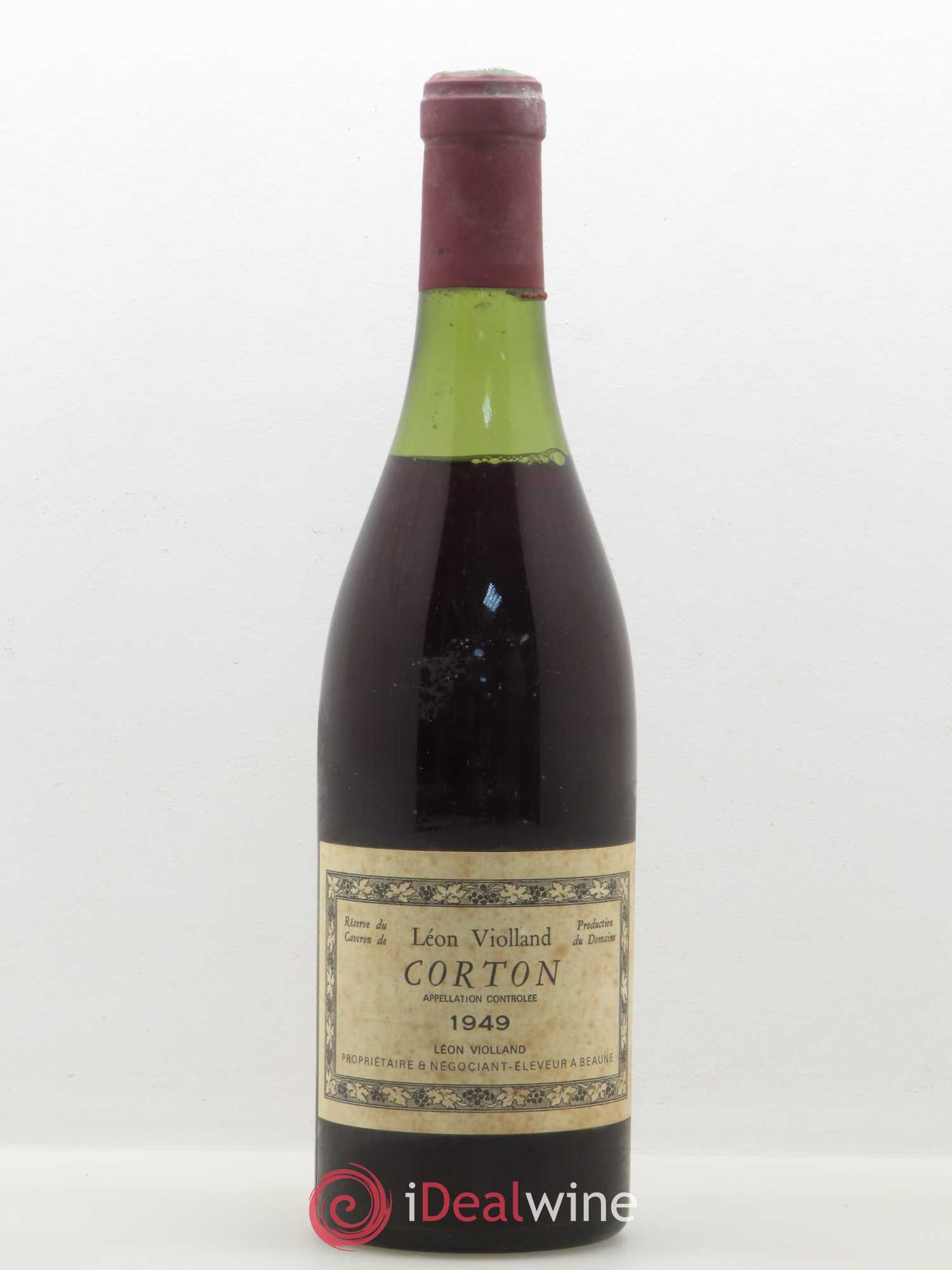 Corton Grand Cru Léon Violland 1949 - Lot de 1 bouteille - 0