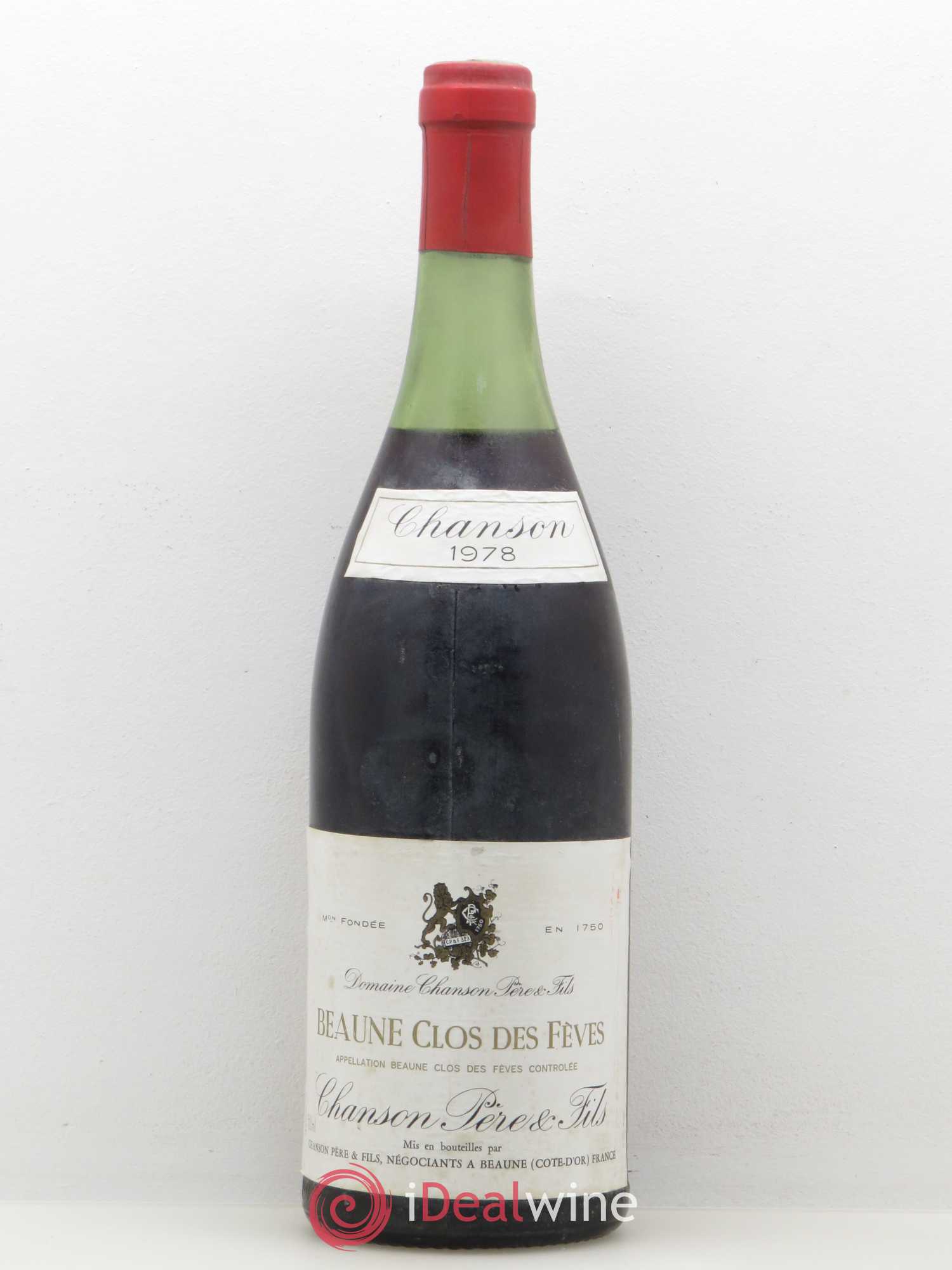 Beaune 1er Cru Clos des Fèves Chanson 1978 - Posten von 1 Flasche - 0