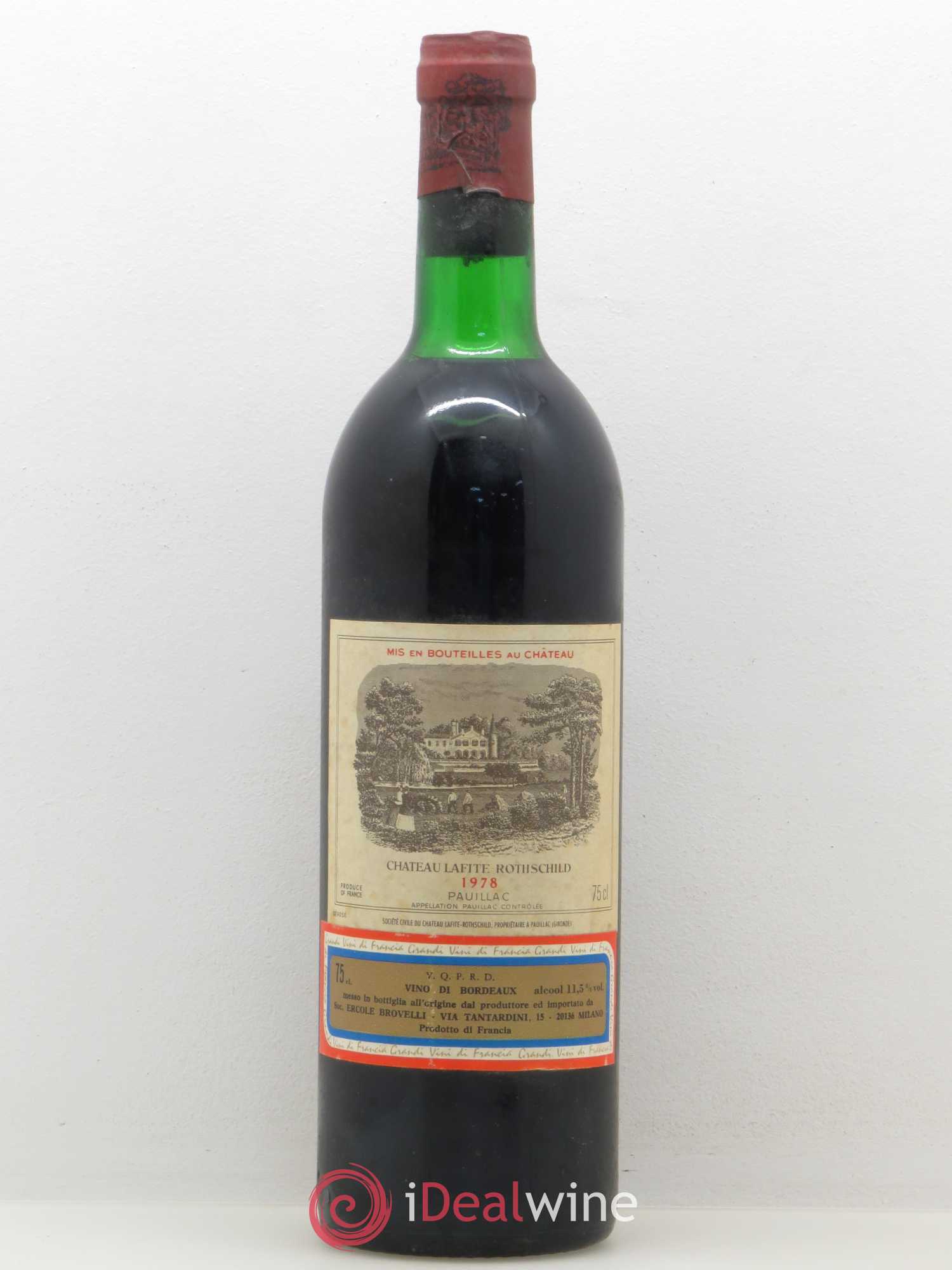 Château Lafite Rothschild 1er Grand Cru Classé 1978 - Lot de 1 bouteille - 0