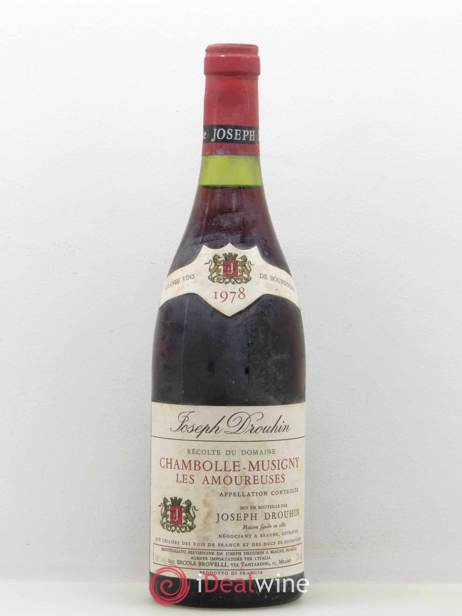 Chambolle-Musigny 1er Cru Les Amoureuses Joseph Drouhin 1978 - Lot de 1 bouteille - 0