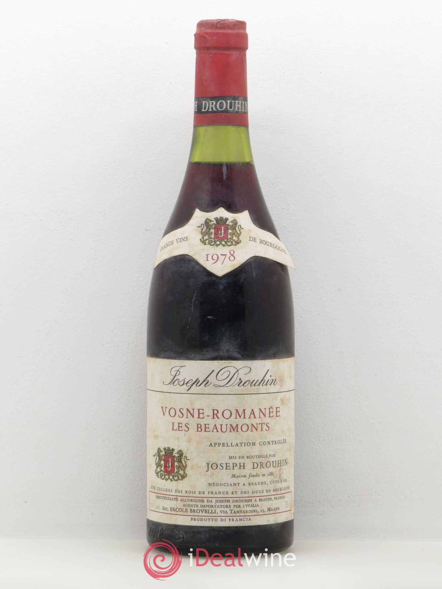 Vosne-Romanée 1er Cru 1978 - Posten von 1 Flasche - 0