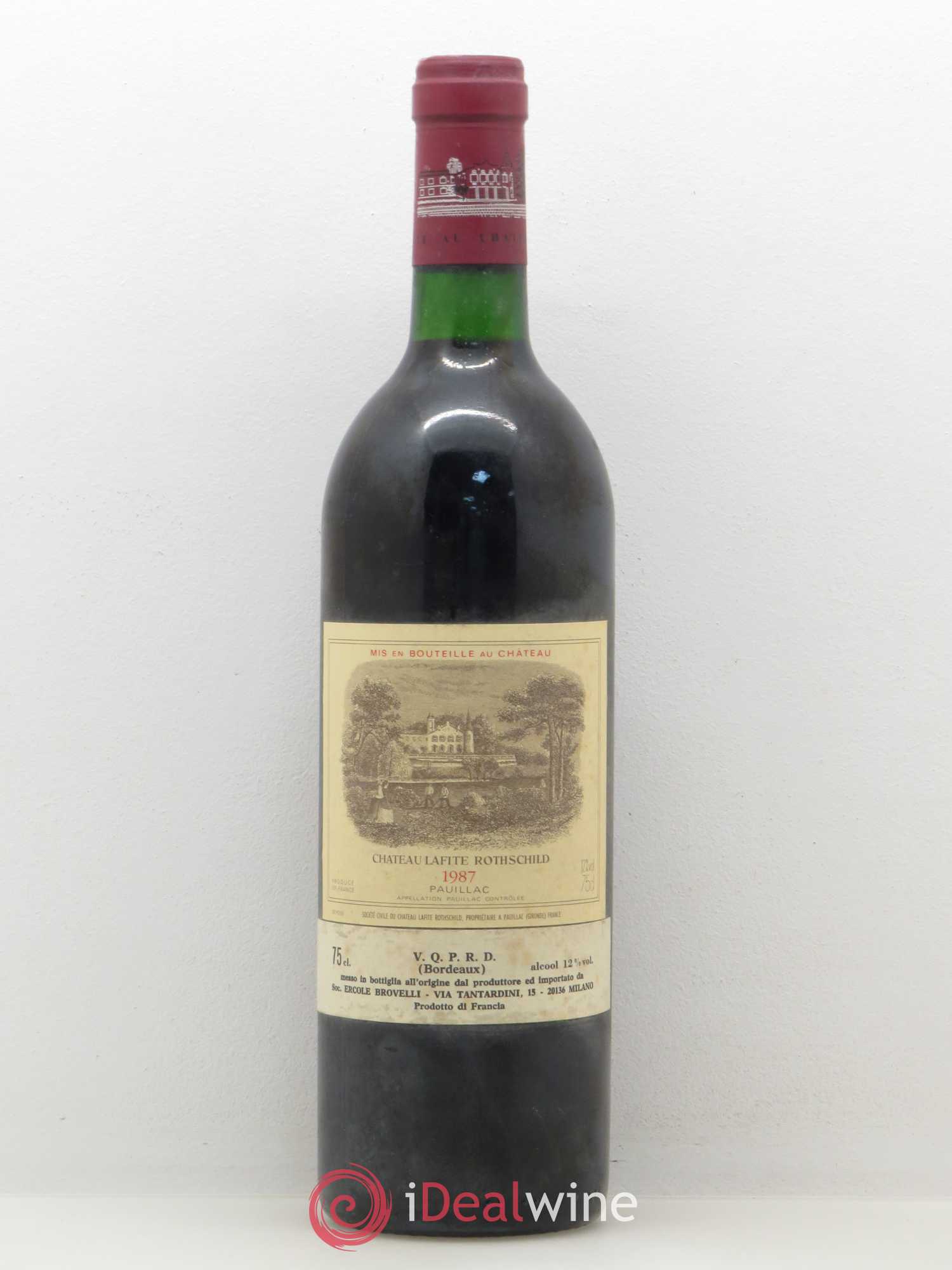 Château Lafite Rothschild 1er Grand Cru Classé 1987 - Lot de 1 bouteille - 0