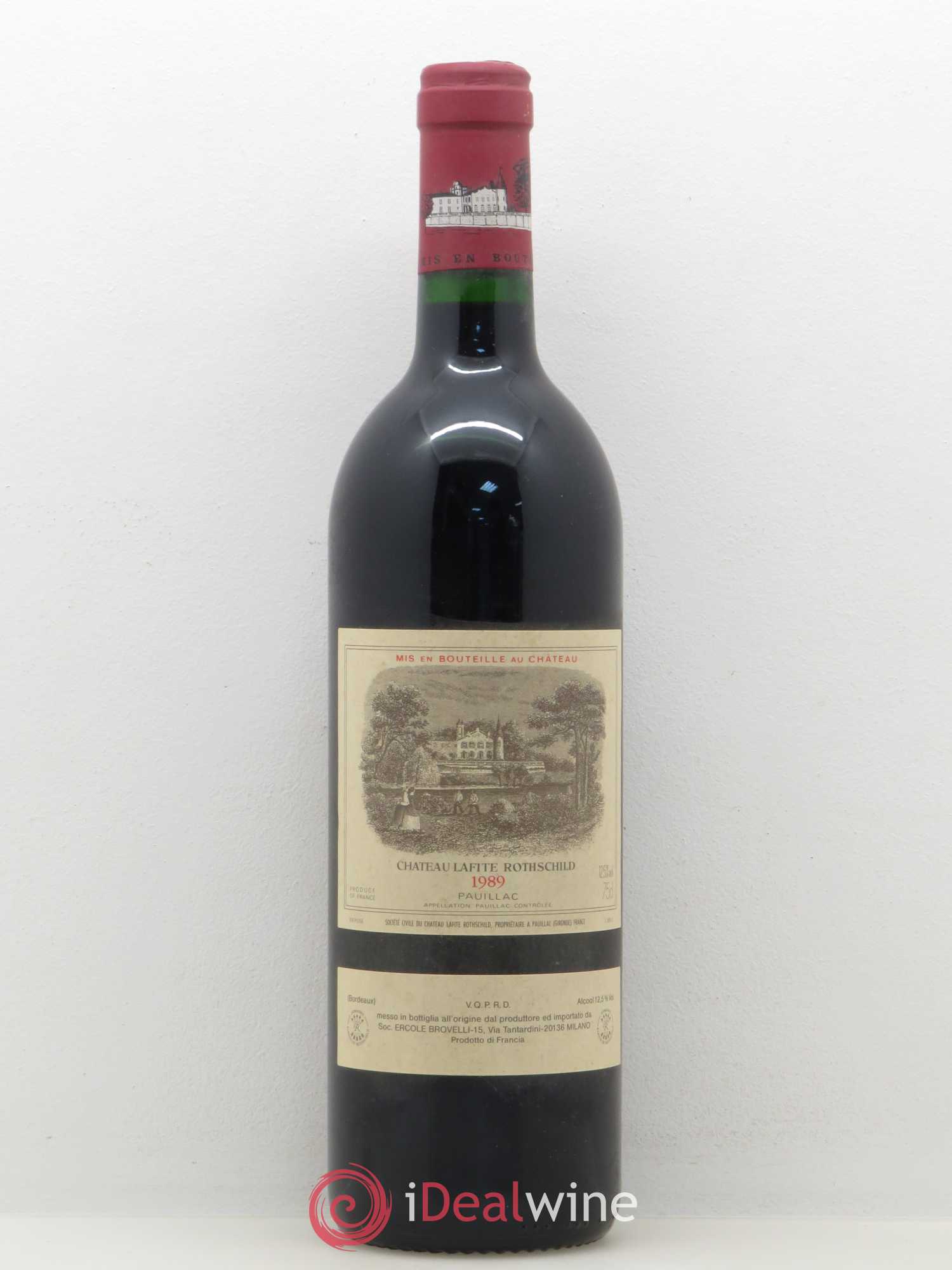Château Lafite Rothschild 1er Grand Cru Classé 1989 - Lot de 1 bouteille - 0