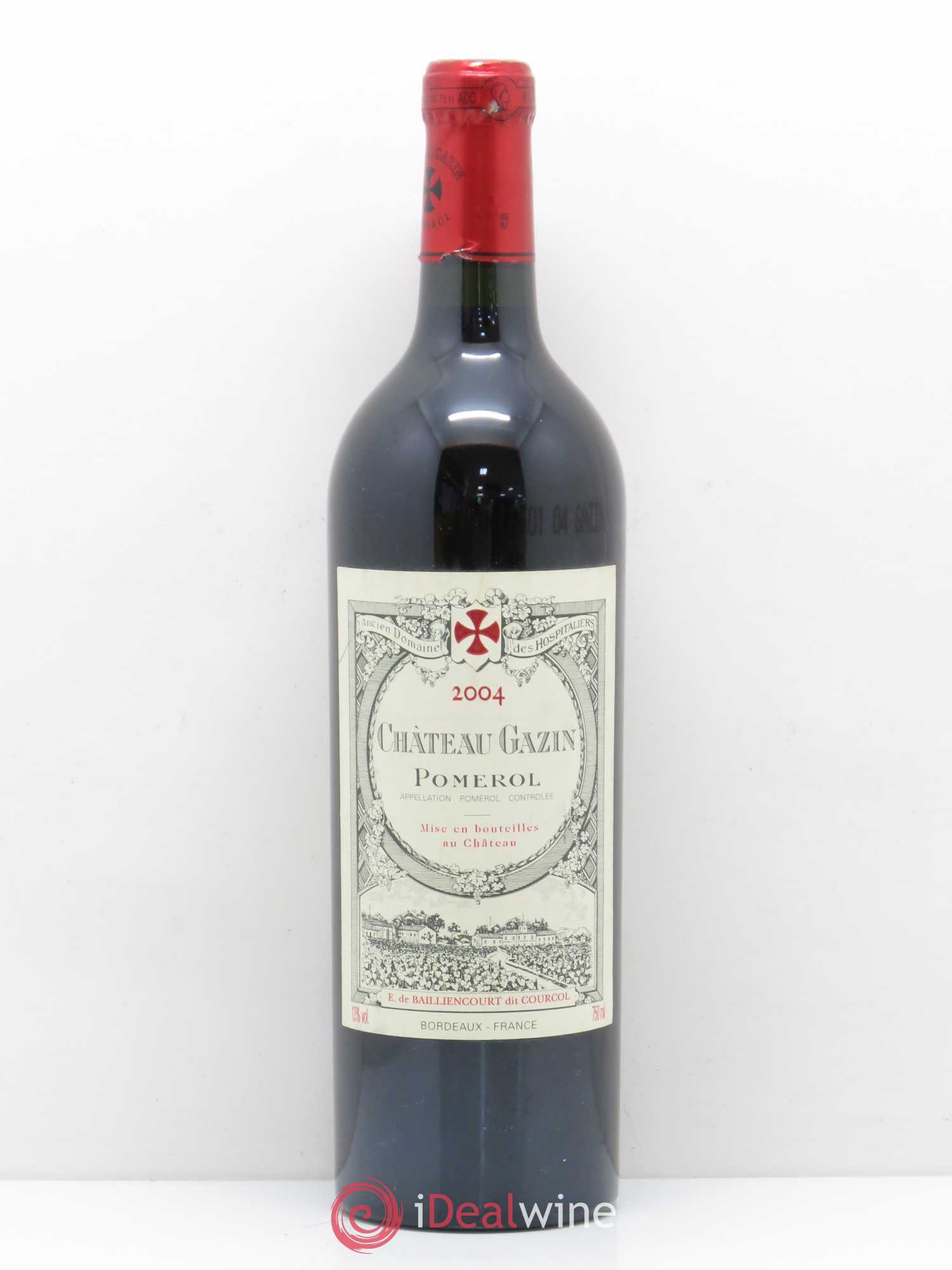 Château Gazin 2004 - Lot de 1 bouteille - 0